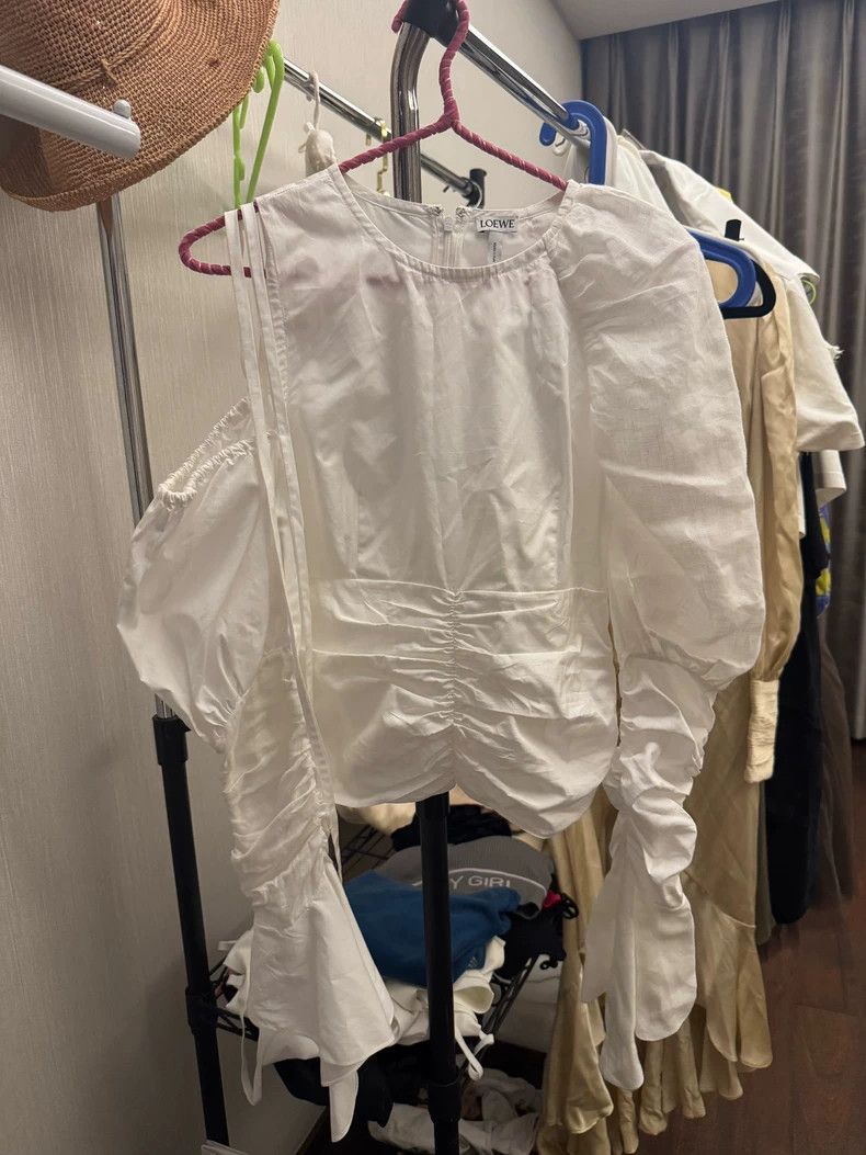 Loewe LOEWE White shirt Size XXS / US 00 / IT 34 - 1 Thumbnail
