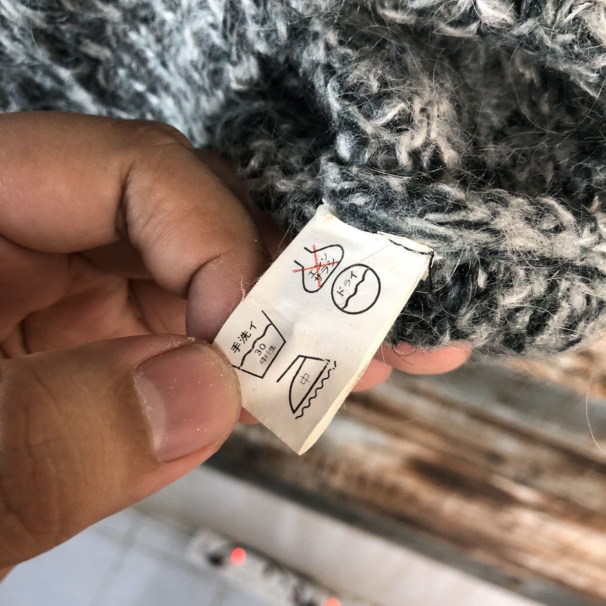 Homespun Knitwear × Japanese Brand Elle Piere vintage Grey Knitwear #A2353 Size M / US 6-8 / IT 42-44 - 11 Thumbnail