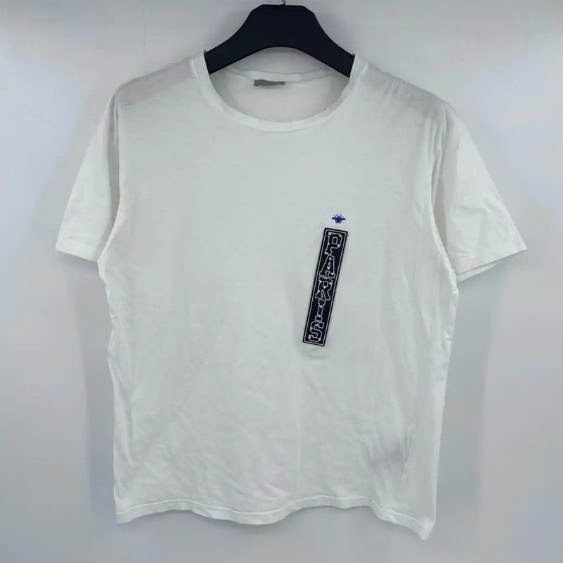 Dior Dior Summer Men's White Cotton T-Shirt 0089 Size US M / EU 48-50 / 2 - 1 Thumbnail