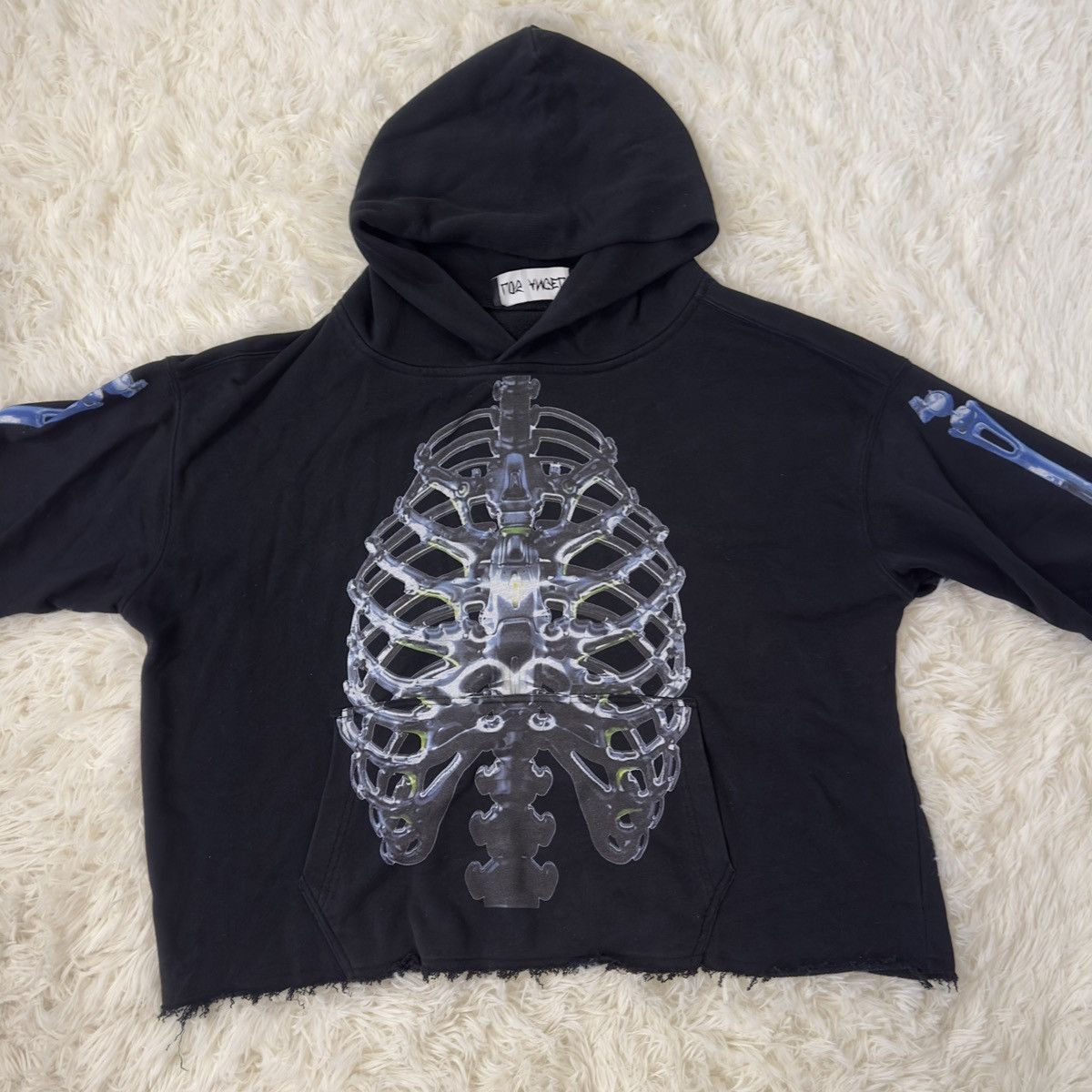 Other 3D chrome silver skeleton hoodie Size US M / EU 48-50 / 2 - 7 Thumbnail