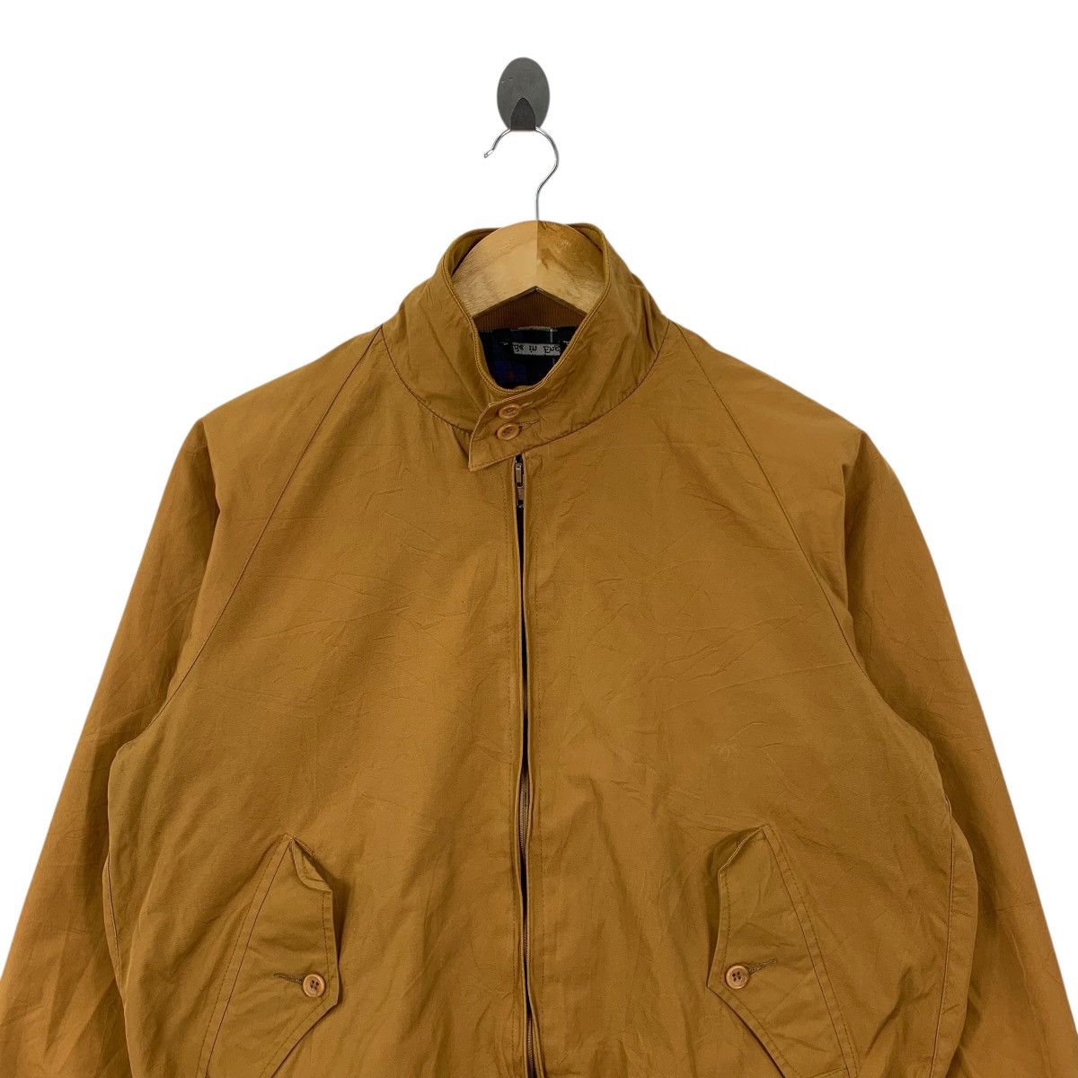 Baracuta Vintage 90s BARACUTA England Tartan Bomber Zipper Jacket Size US L / EU 52-54 / 3 - 2 Thumbnail