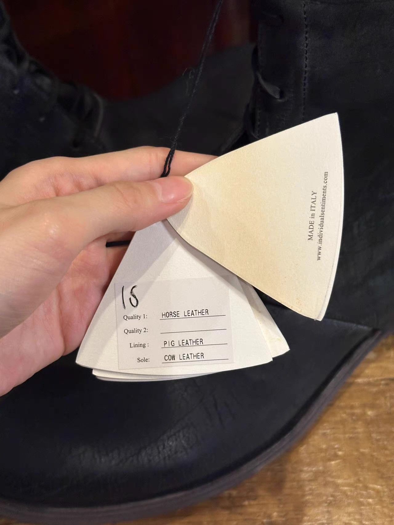 Individual Sentiments IS by Individual Sentiments 12FW Horsehide Strap Boots Ｑ25 Size US 8.5 / EU 41-42 - 3 Thumbnail
