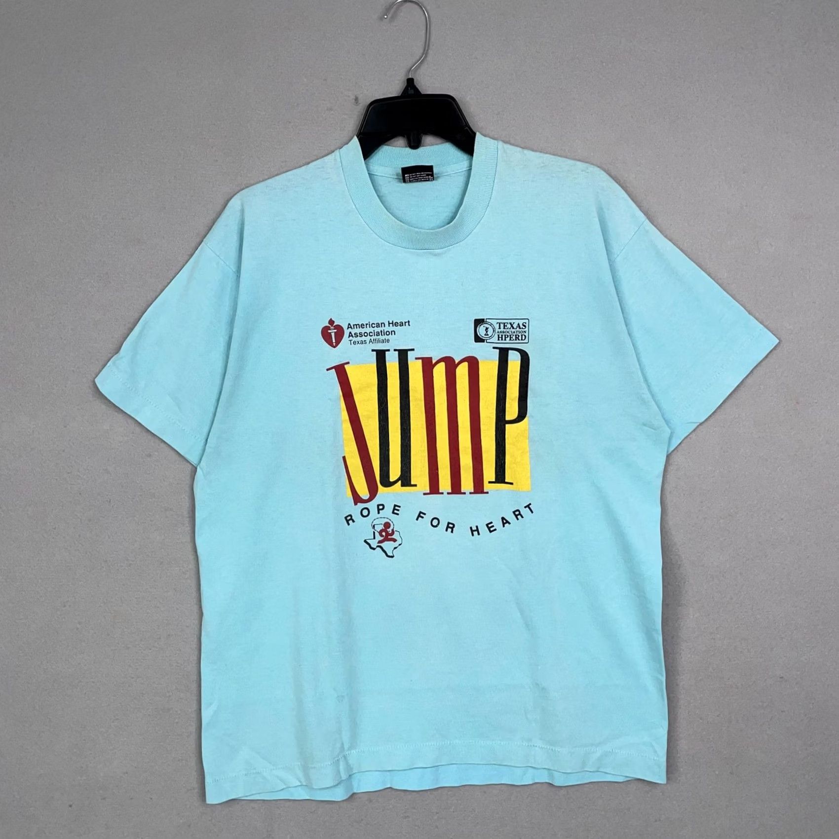 Vintage VINTAGE American Heart Association Shirt Mens XL Texas Jump Rope for Heart 90s Shirt Size US XL / EU 56 / 4 - 2 Thumbnail