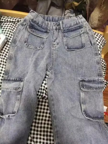 Jean Multiple Pockets Design Jeans Woman Size 30" / US 8 / IT 44 - 4 Thumbnail