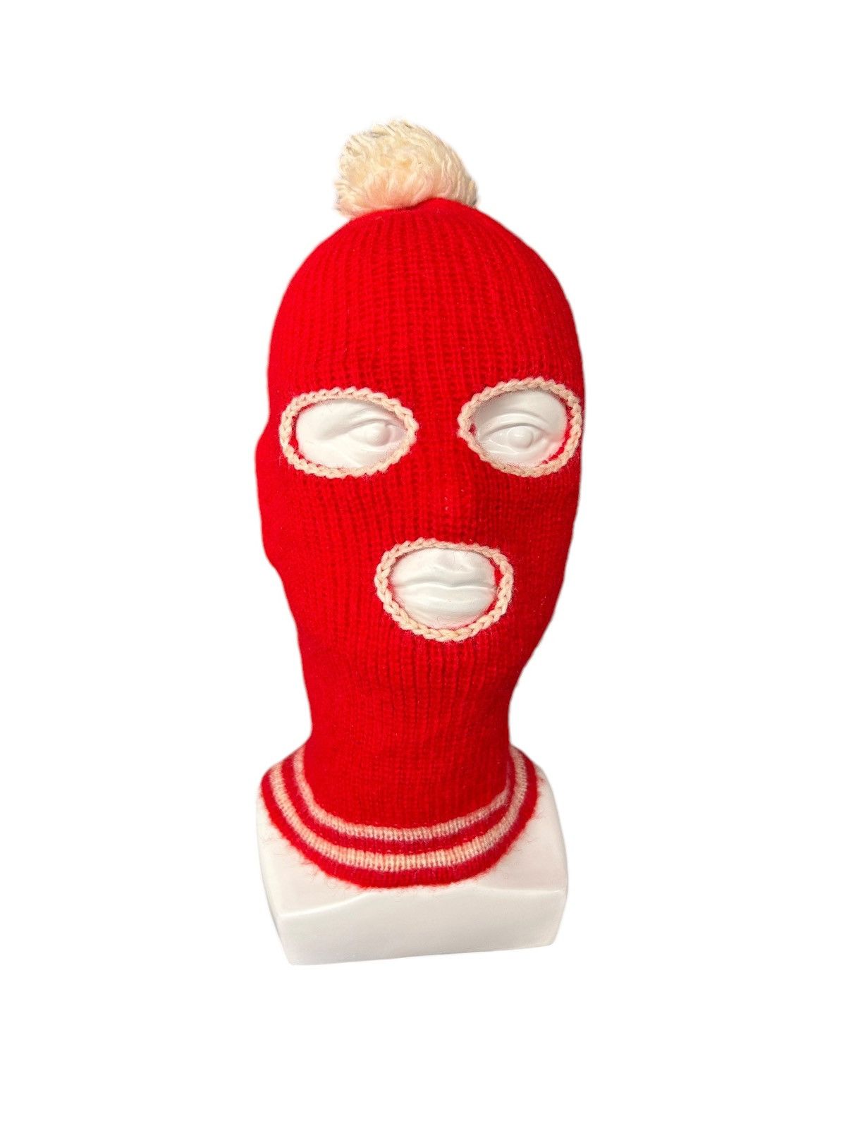 Japanese Brand × Kapital × Vintage Vtg Balaclava Masked Knitt Japanese Style 🎌☠️☠️ Size ONE SIZE - 2 Thumbnail