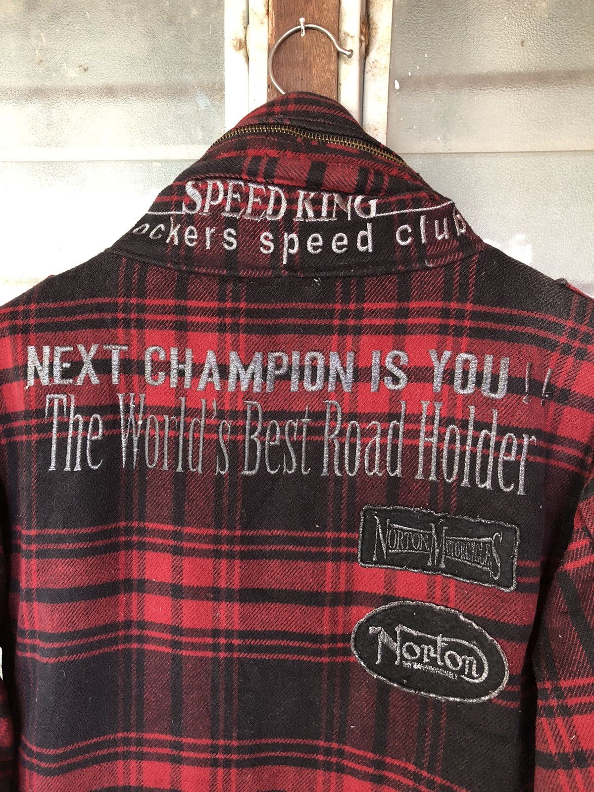 Norton Vintage Norton Hoodie Red Jacket Japanese Punk Size US M / EU 48-50 / 2 - 10 Thumbnail