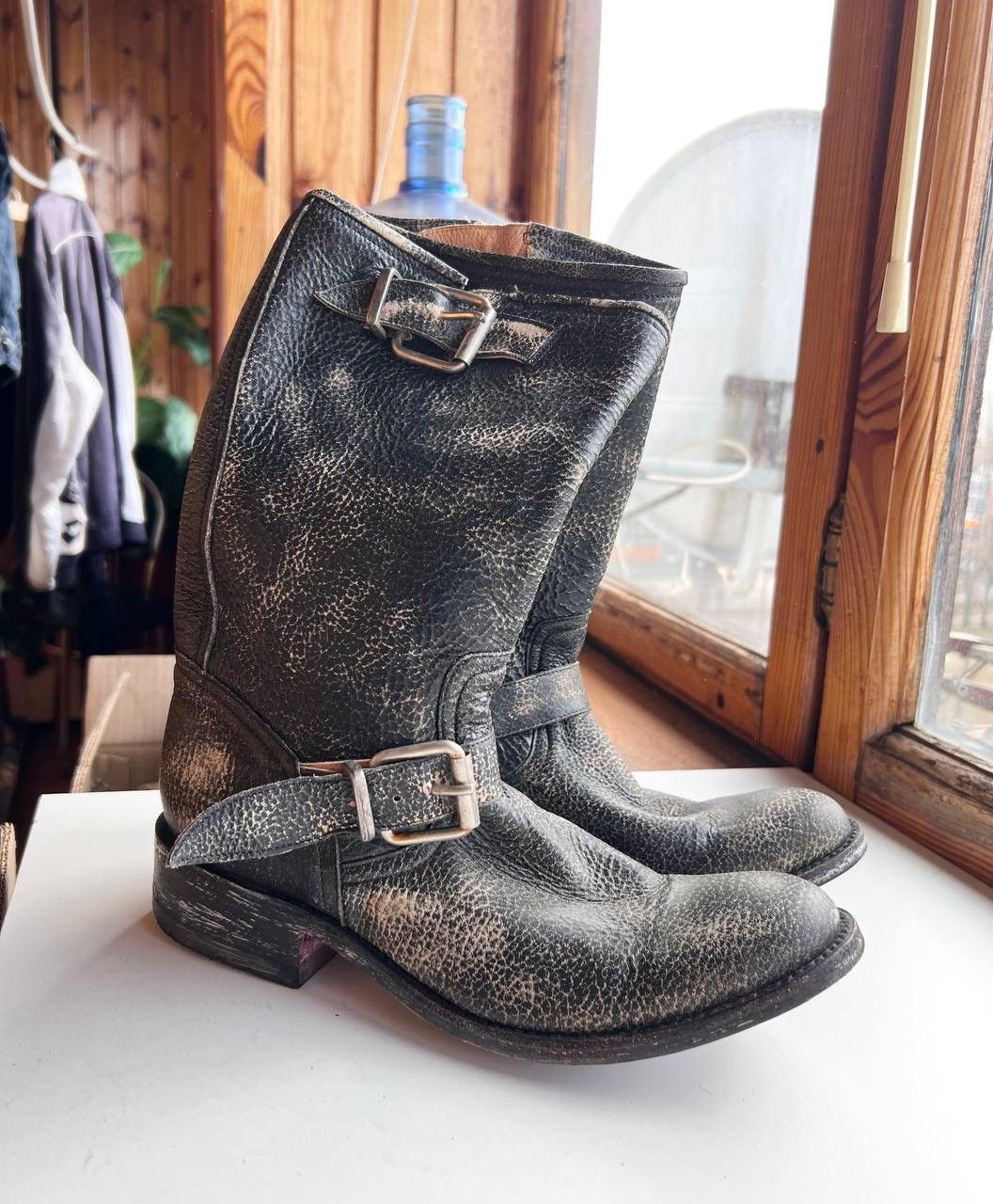 If Six Was Nine Marlboro Cowboy Distressed Ankle boots Vintage A.S. 98 Style Size US 5.5 / EU 38 - 4 Thumbnail