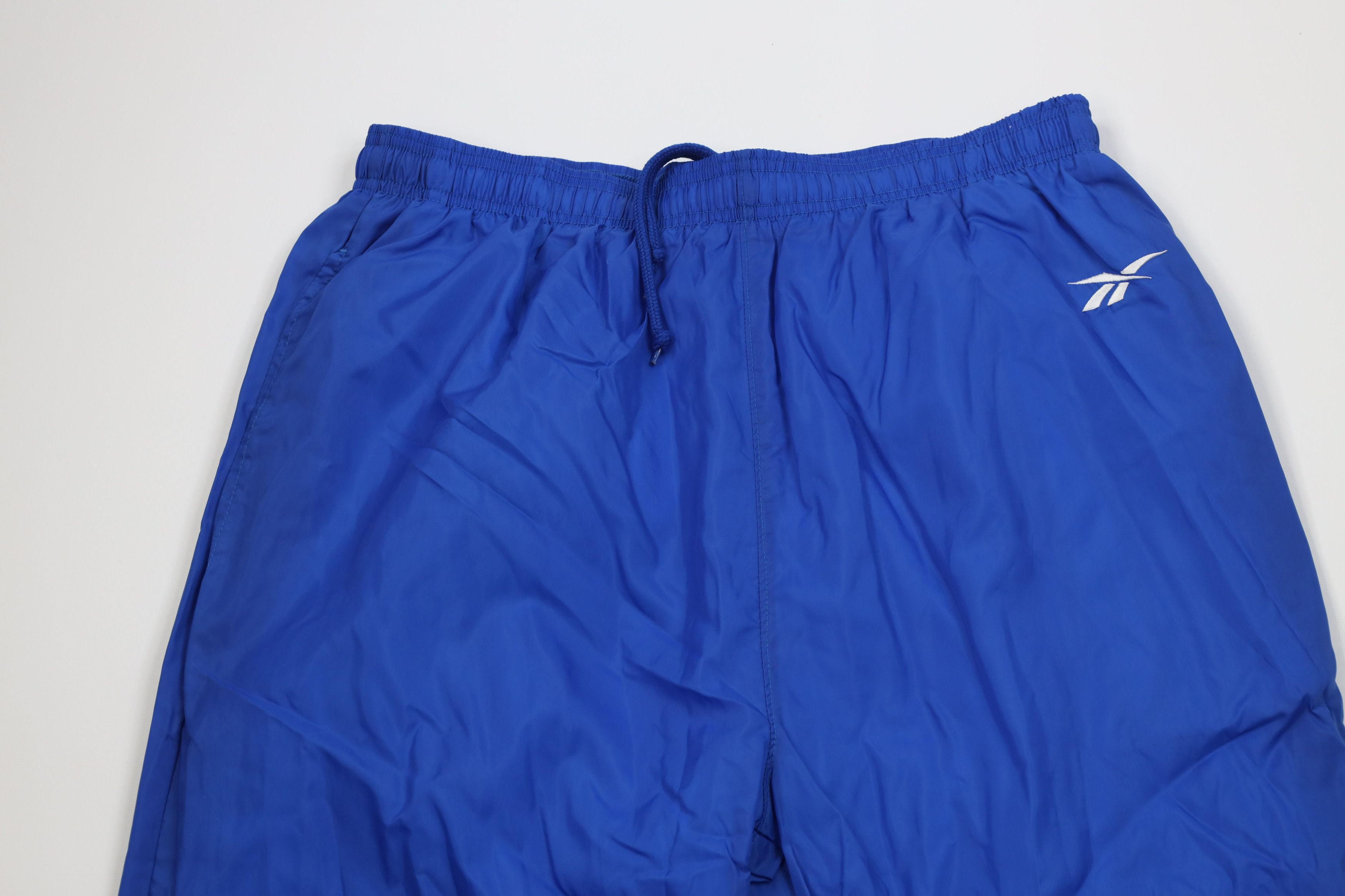 Reebok Vintage 90s Reebok Logo Lined Windbreaker Joggers Pants Blue Size US 38 / EU 54 - 2 Thumbnail
