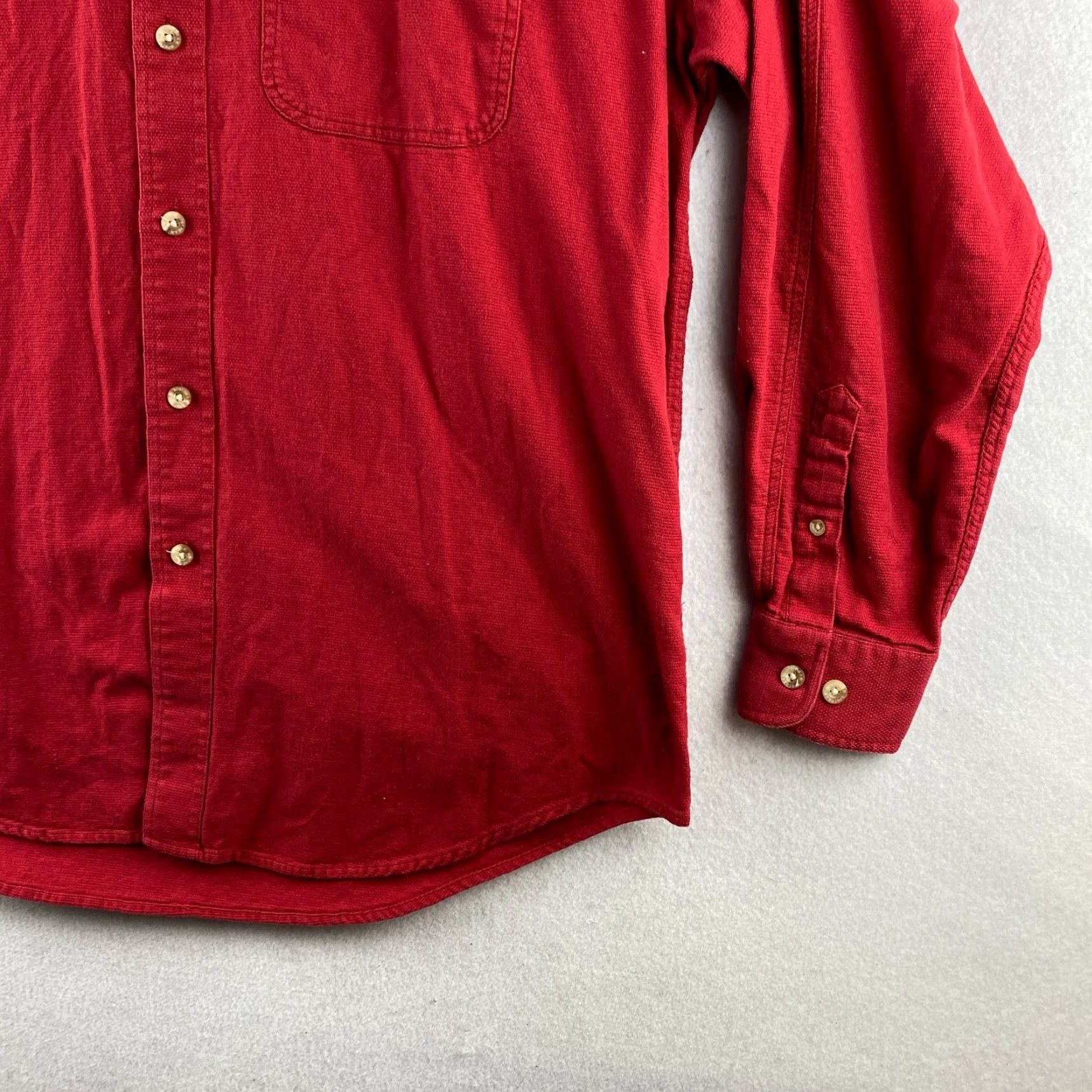Dunbrooke Dunbrooke Button-Up Shirt Mens XL Red Long Sleeve Collared Pocket Outdoor Shirt Size US XL / EU 56 / 4 - 6 Thumbnail