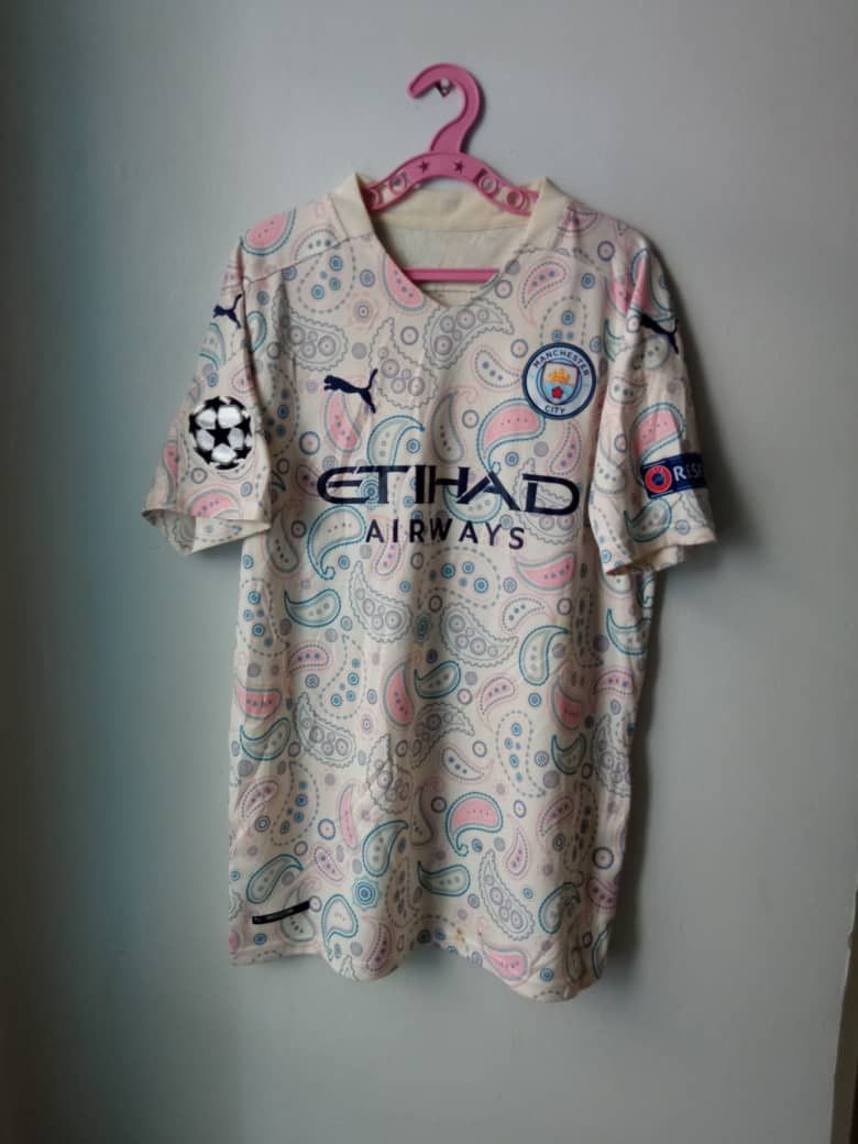 Other 2020/21 Manchester City Phil Foden Jersey Player CL Edition Size US L / EU 52-54 / 3 - 1 Thumbnail