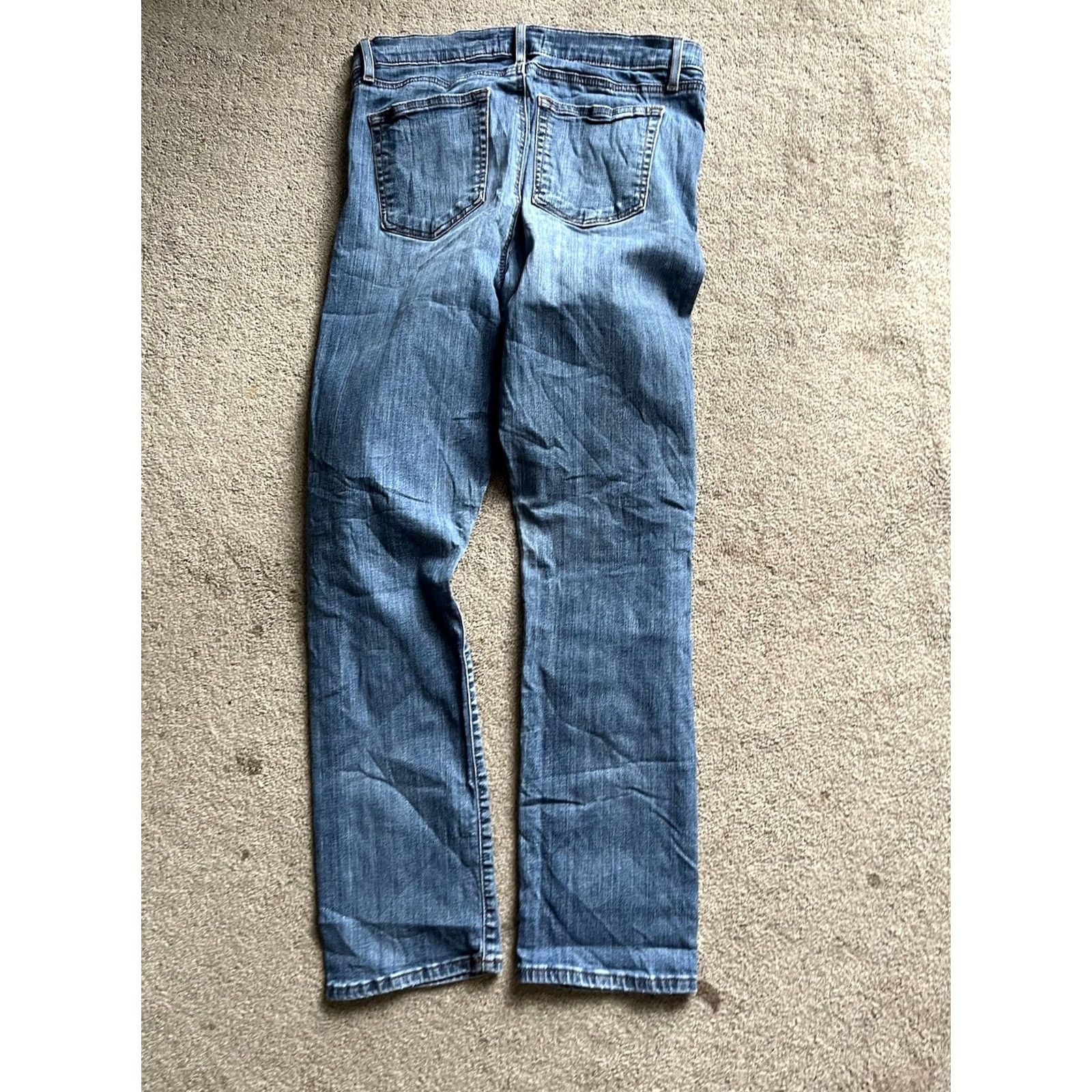 Loft LOFT Ann Taylor Jeans Womens 30/10 Blue Denim Modern Straight Size 32" / US 10 / IT 46 - 3 Thumbnail