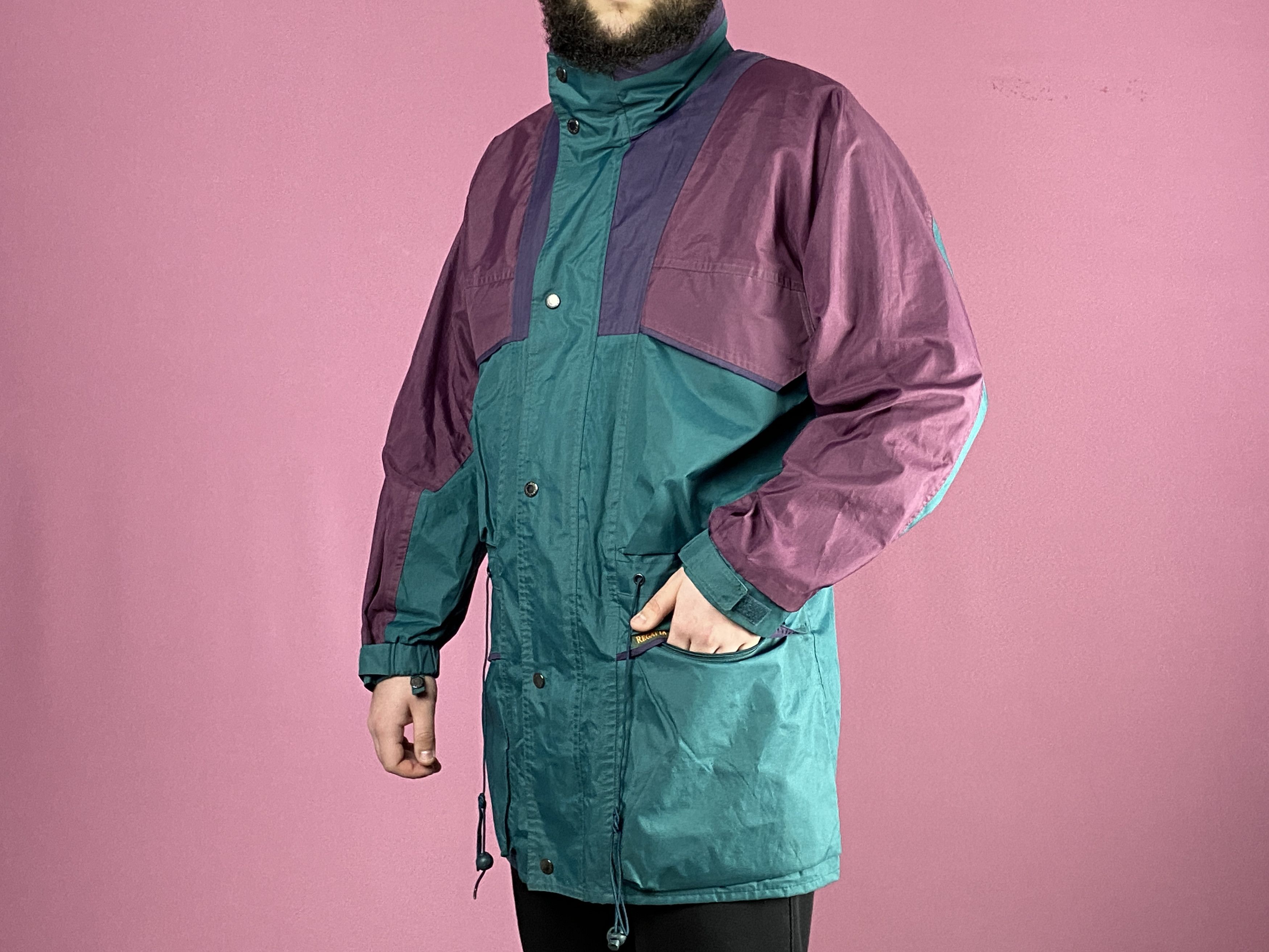 Vintage 90s Regatta Vintage Men's Rain Jacket - S Size US S / EU 44-46 / 1 - 4 Thumbnail