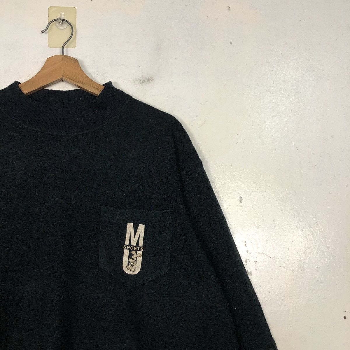 Issey Miyake 📌Vintage Sweatshirt Turtle Neck MU Sports Made in Japan Size US M / EU 48-50 / 2 - 8 Thumbnail