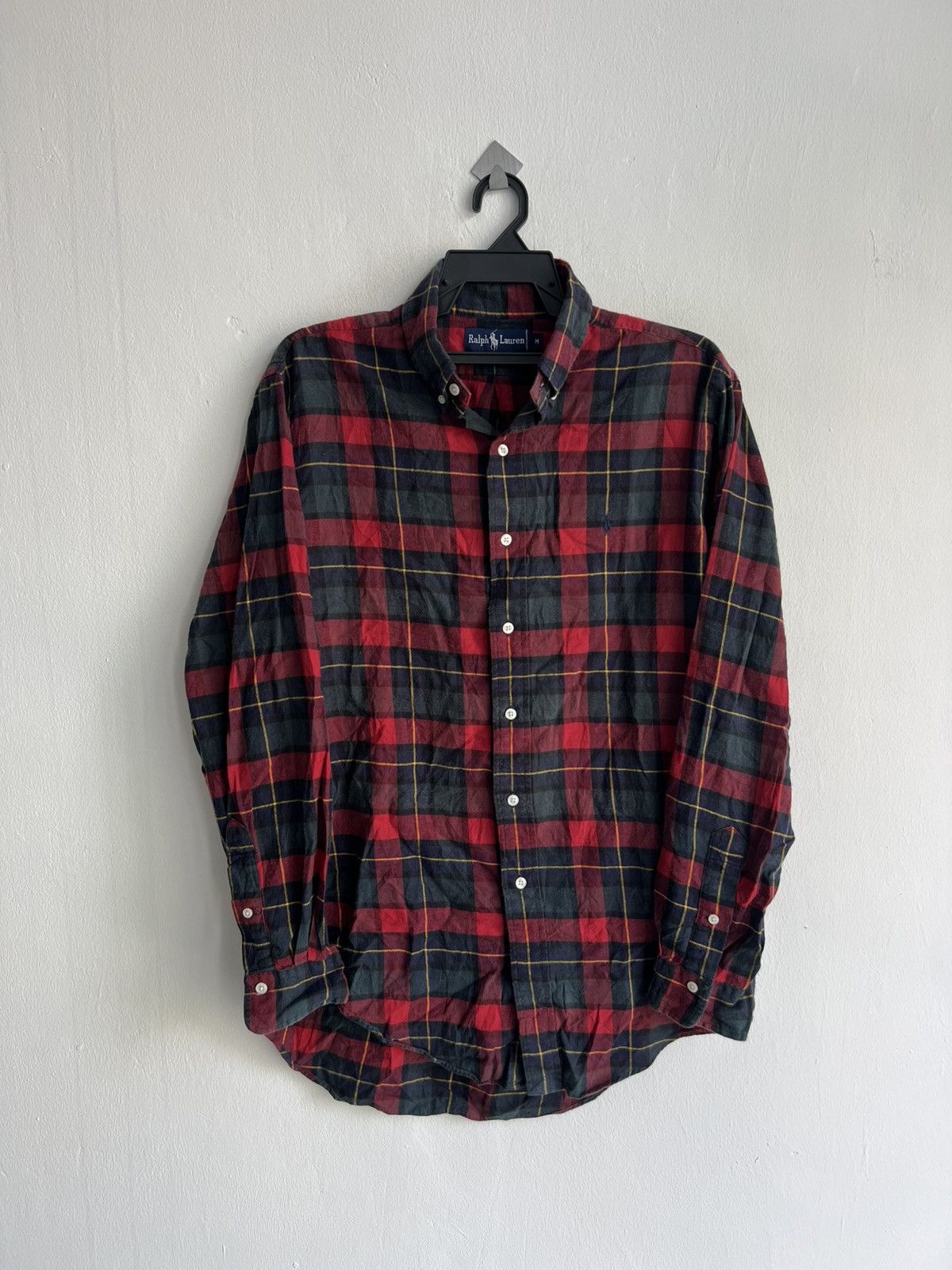 Polo Ralph Lauren Vintage Polo Ralph Lauren Buffalo Plaid Oxford Shirt Jacket Size US L / EU 52-54 / 3 - 2 Thumbnail