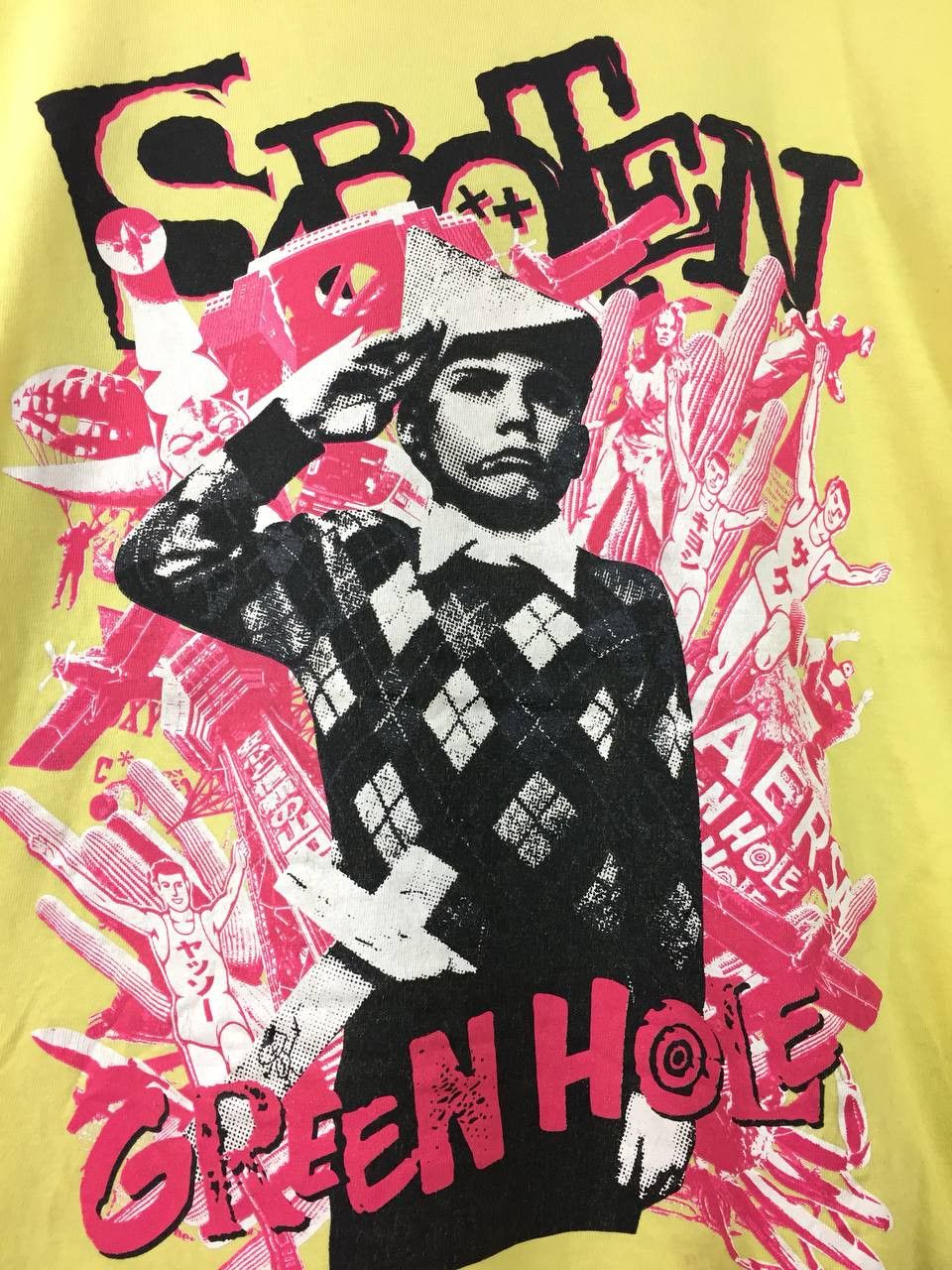 Band Tees Saboten Japanese Punk Rock Band Green Hole 2010 Tour Tee Size US L / EU 52-54 / 3 - 4 Thumbnail
