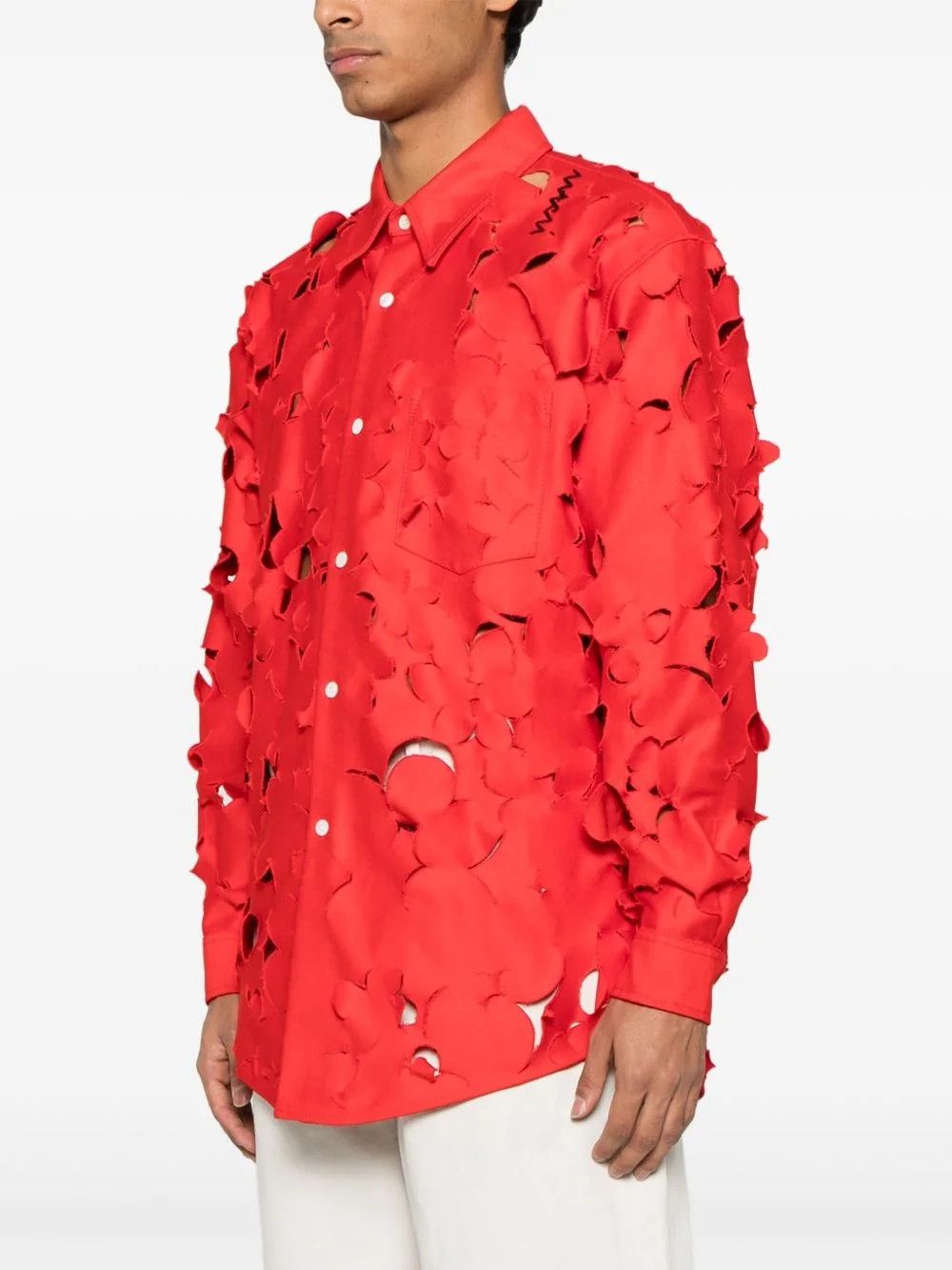 Marni o1w1db10526 Button Ups in Red Size US S / EU 44-46 / 1 - 3 Thumbnail