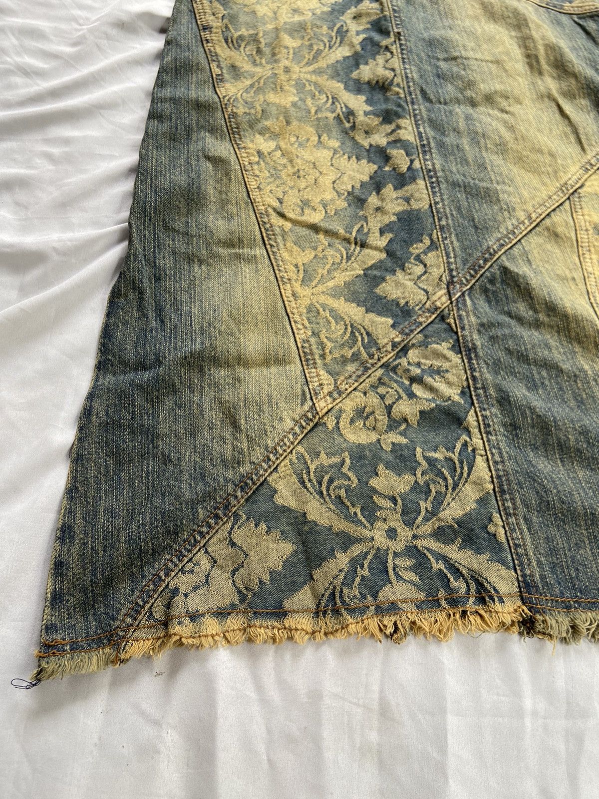 Japanese Brand JOYKA FLOWERS HANDMADE LONG SKIRT PANTS Size 28" / US 6 / IT 42 - 22 Thumbnail