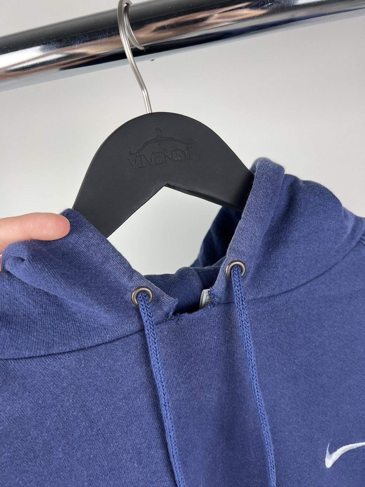 Nike True 90s Vintage Nike Hoodie Faded Blue Made in USA Size US M / EU 48-50 / 2 - 6 Thumbnail