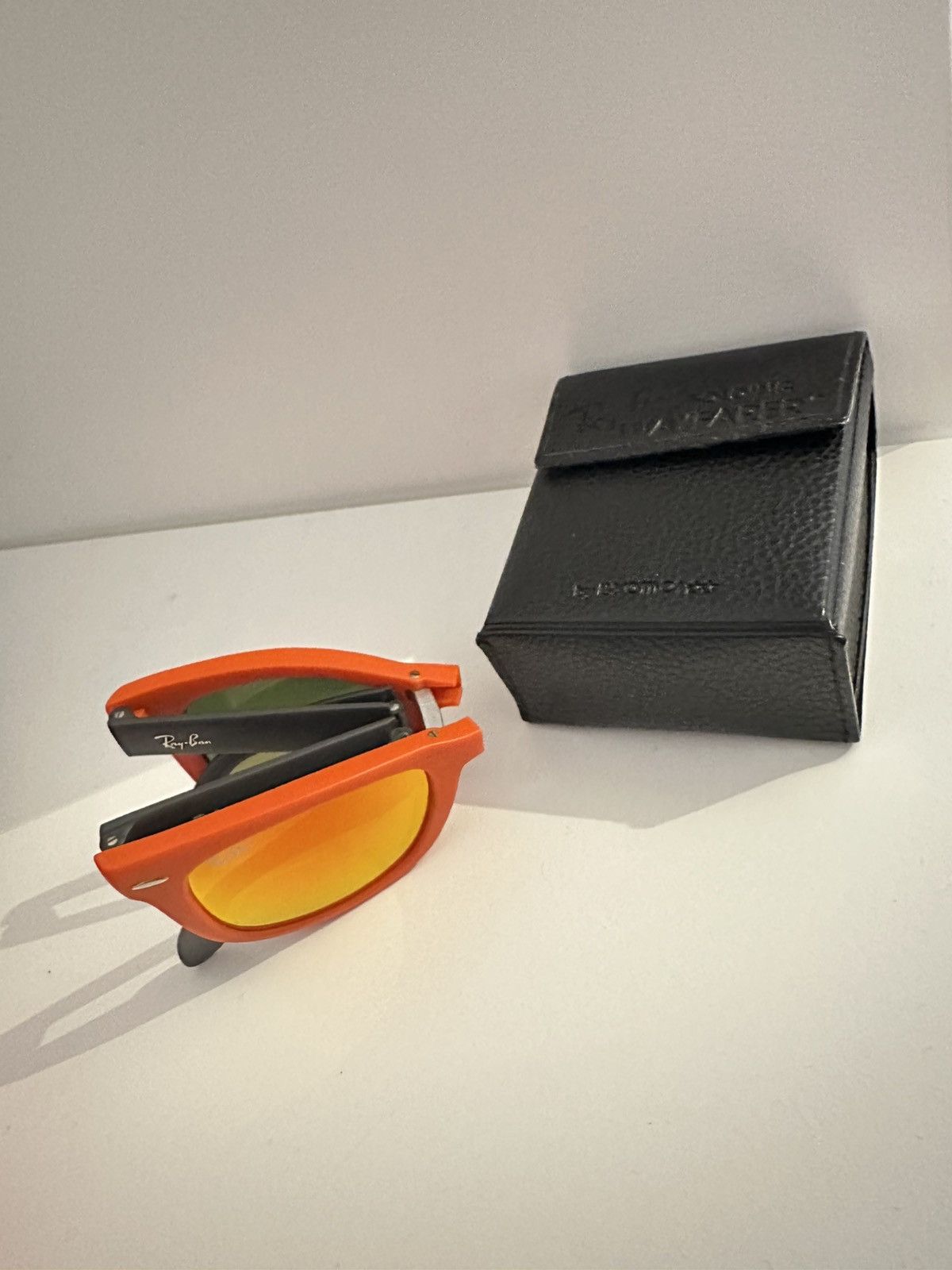 RayBan Ray-Ban Folding Wayfarer Orange Size ONE SIZE - 4 Thumbnail