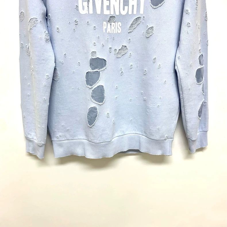 Givenchy Givenchy Ripped Sweatshirt, S Size, Shoulders Size US S / EU 44-46 / 1 - 6 Thumbnail