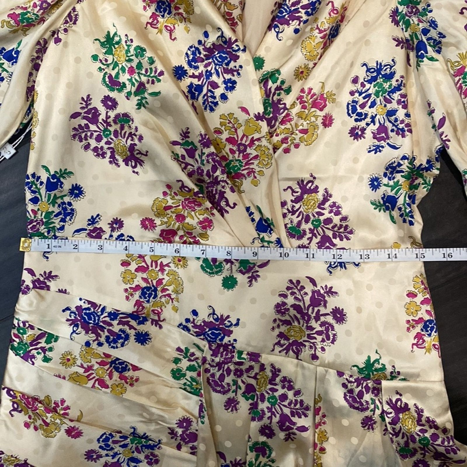 Other Revolve Ronny Kobo Monica Dress in Garden Floral SZ.L Size L / US 10 / IT 46 - 4 Thumbnail