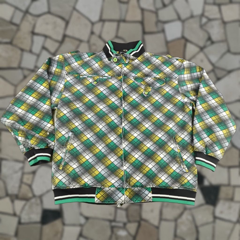 Vintage VINTAGE Celebrity By Design Jacket Mens 2XL Green Plaid Mid-Length Y2K Outdoor Size US XXL / EU 58 / 5 - 1 Thumbnail