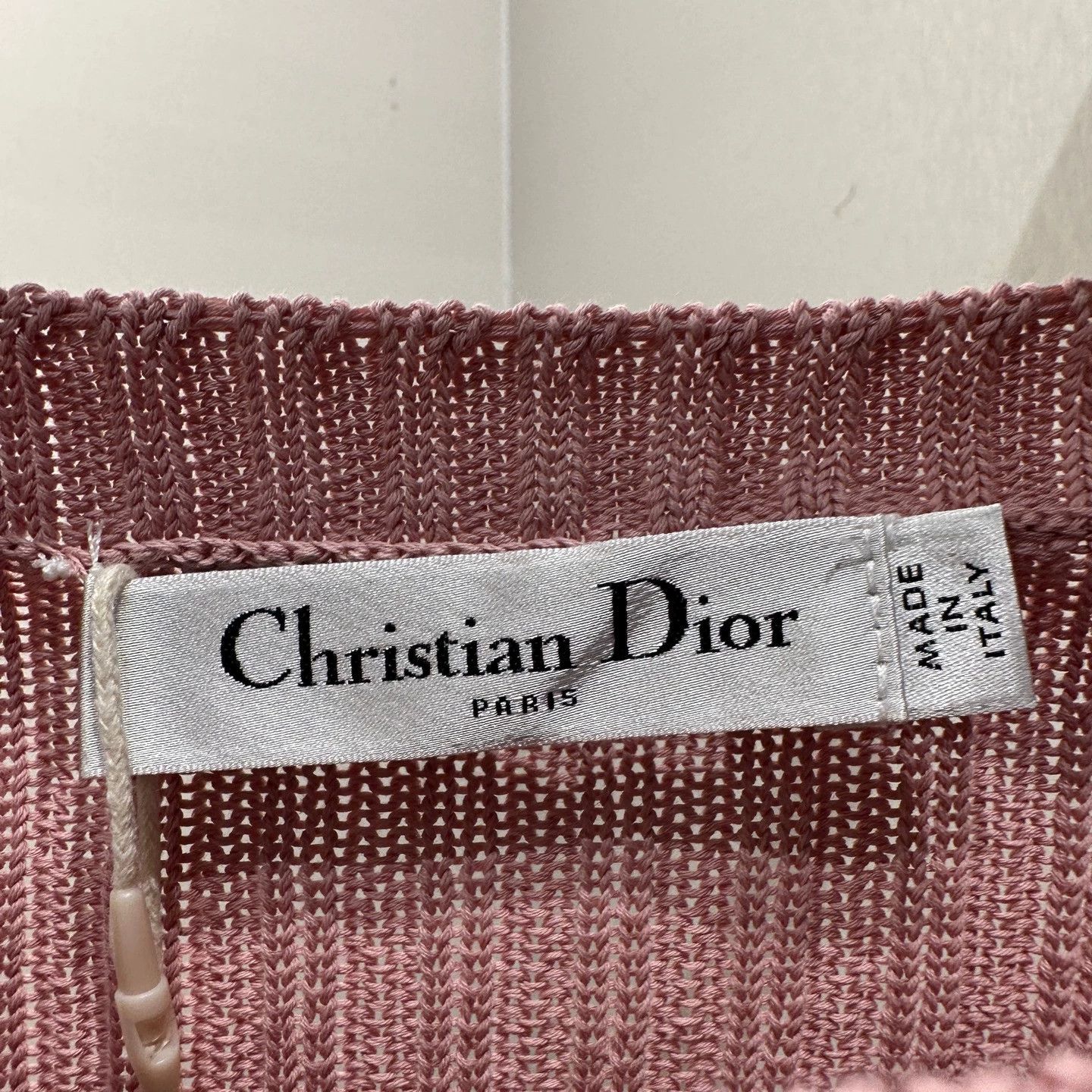 Christian Dior Monsieur Dior apr68 star slogan stripe shoulder buckle LS Wmns 36 Size XS / US 0-2 / IT 36-38 - 3 Thumbnail