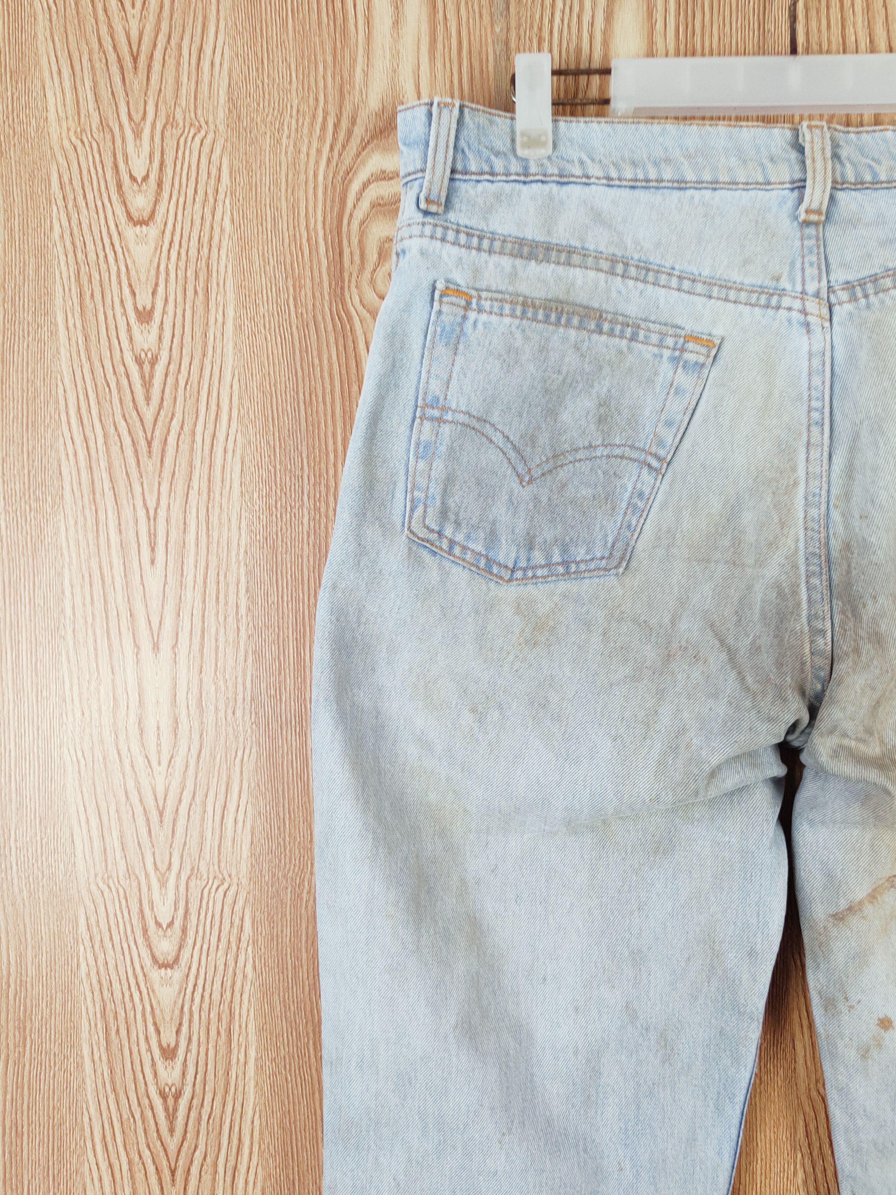 Levi's Levi's vintage usa Blue Faded Distressed Ripped Jeans #W804 Size US 36 / EU 52 - 9 Thumbnail