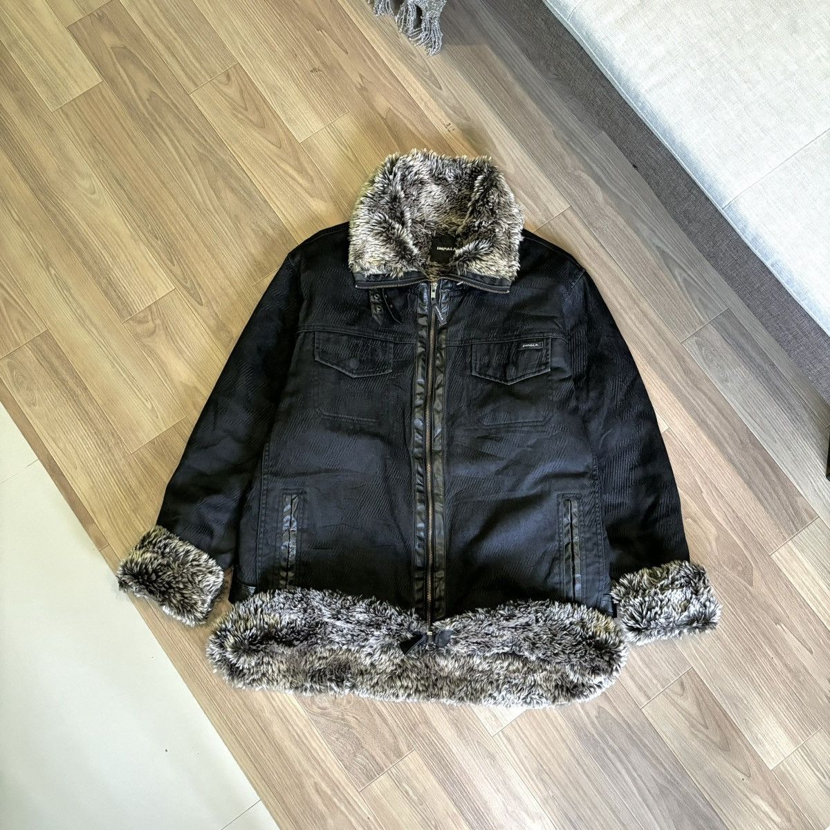 Japanese Brand Vintage Y2k impala Fur faux bondage jacket Size US XL / EU 56 / 4 - 1 Thumbnail