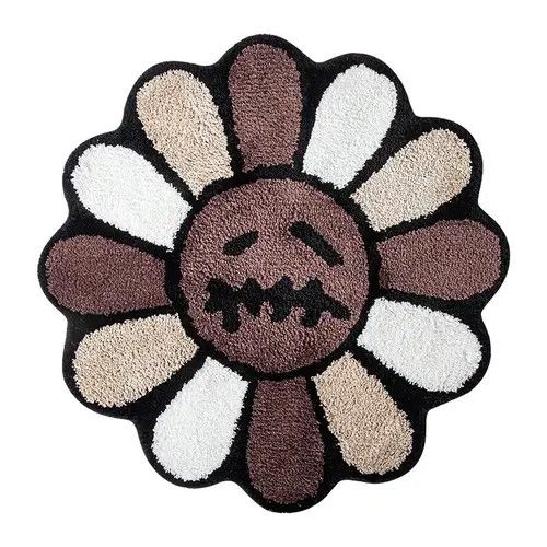 Other 3D Handmade Smiley Flower Art Soft Rug Size ONE SIZE - 2 Thumbnail