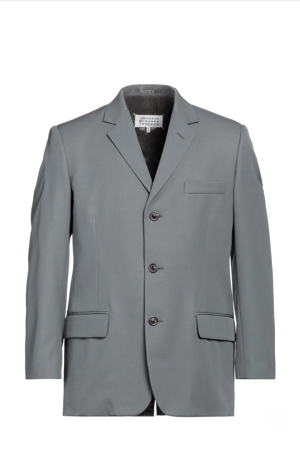 Maison Margiela × Saint Laurent Paris Maison Margiela British Mohair Suit Grey Jacket Blazer Size 50R - 1 Thumbnail