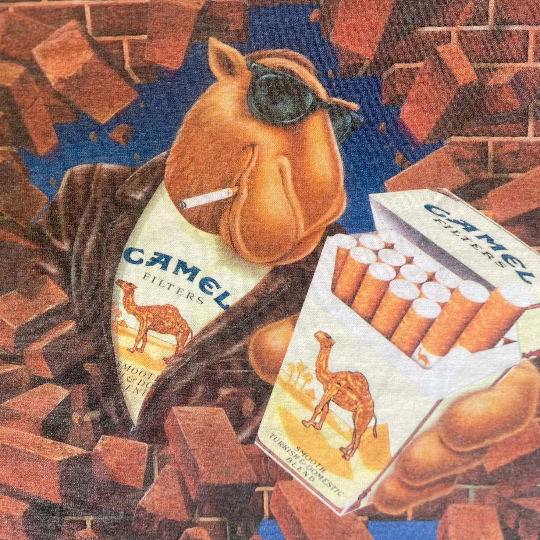 Camel Vintage 90s Joe Camel Shirt Long Sleeve Logo Cigarette Tee Size US L / EU 52-54 / 3 - 4 Thumbnail