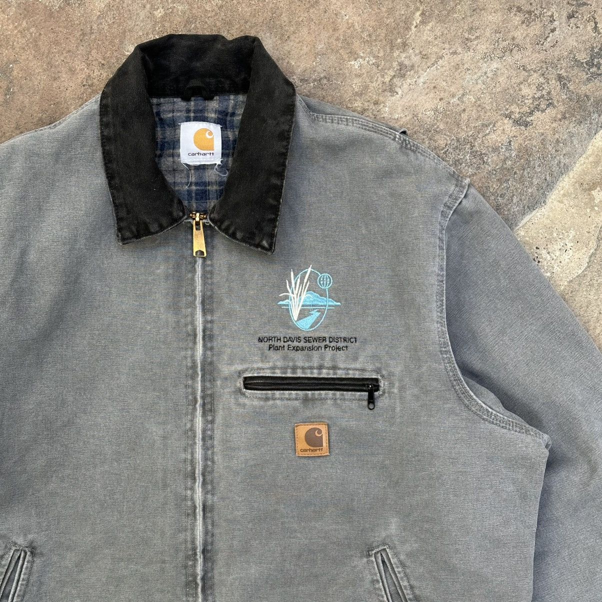 Carhartt × Vintage 🔗 SOLD 🔗 Carhartt Detroit Jacket J97 GVL Size US L / EU 52-54 / 3 - 2 Thumbnail