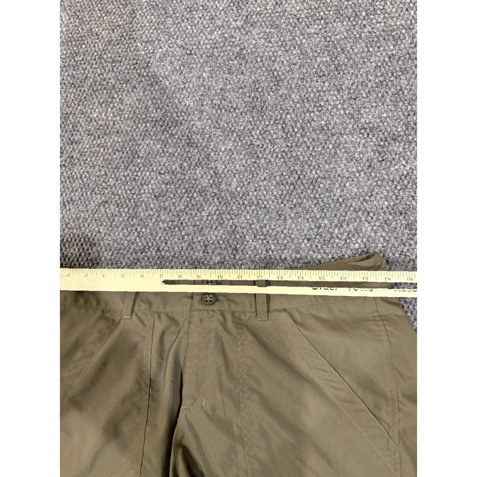 Merrell Merrell Shorts Womens 12 Green Hiking Outdoor Lightweight Performance Cargo Shirt Pants? Size 34" / US 12 / IT 48 - 4 Thumbnail