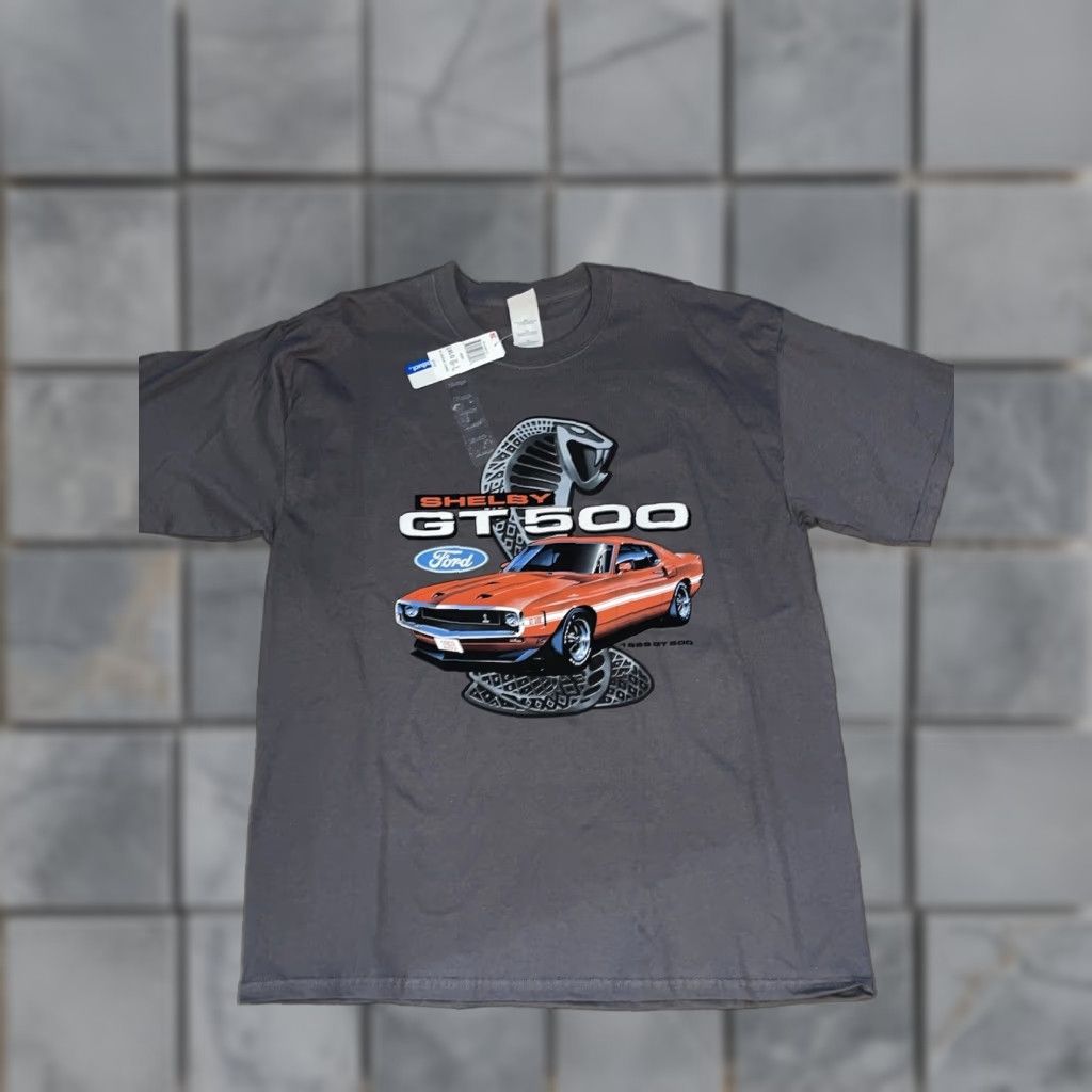 Ford VINTAGE Ford Mustang T-Shirt Mens XL Gray BNWT Size US XL / EU 56 / 4 - 1 Thumbnail