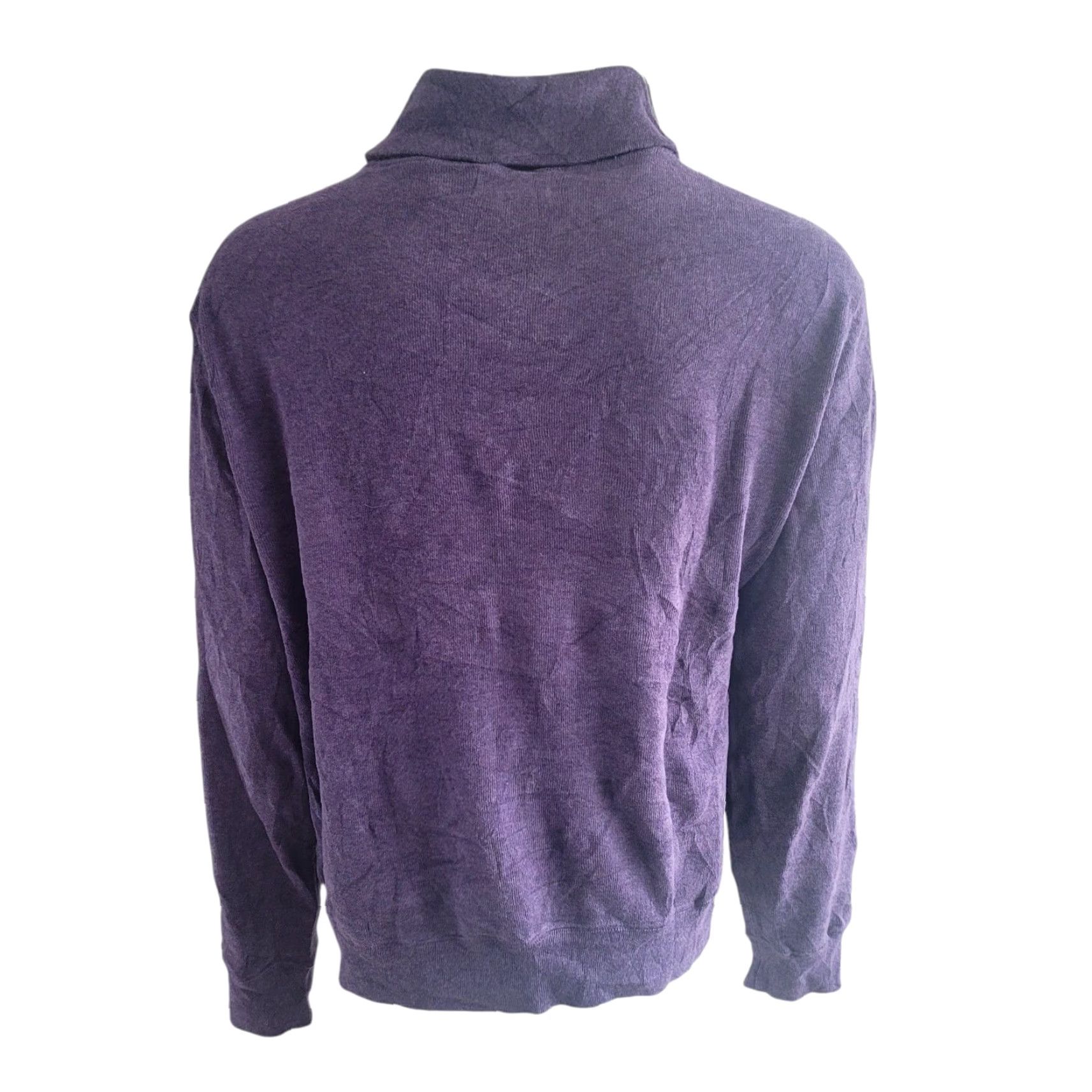 Polo Ralph Lauren Polo Ralph Lauren Purple XL Shawl Sweatshirt Mens Vintage Shawl Collar Pullover Cotton Derby Purple XL Polo Ralph Lauren Size US XL / EU 56 / 4 - 3 Thumbnail