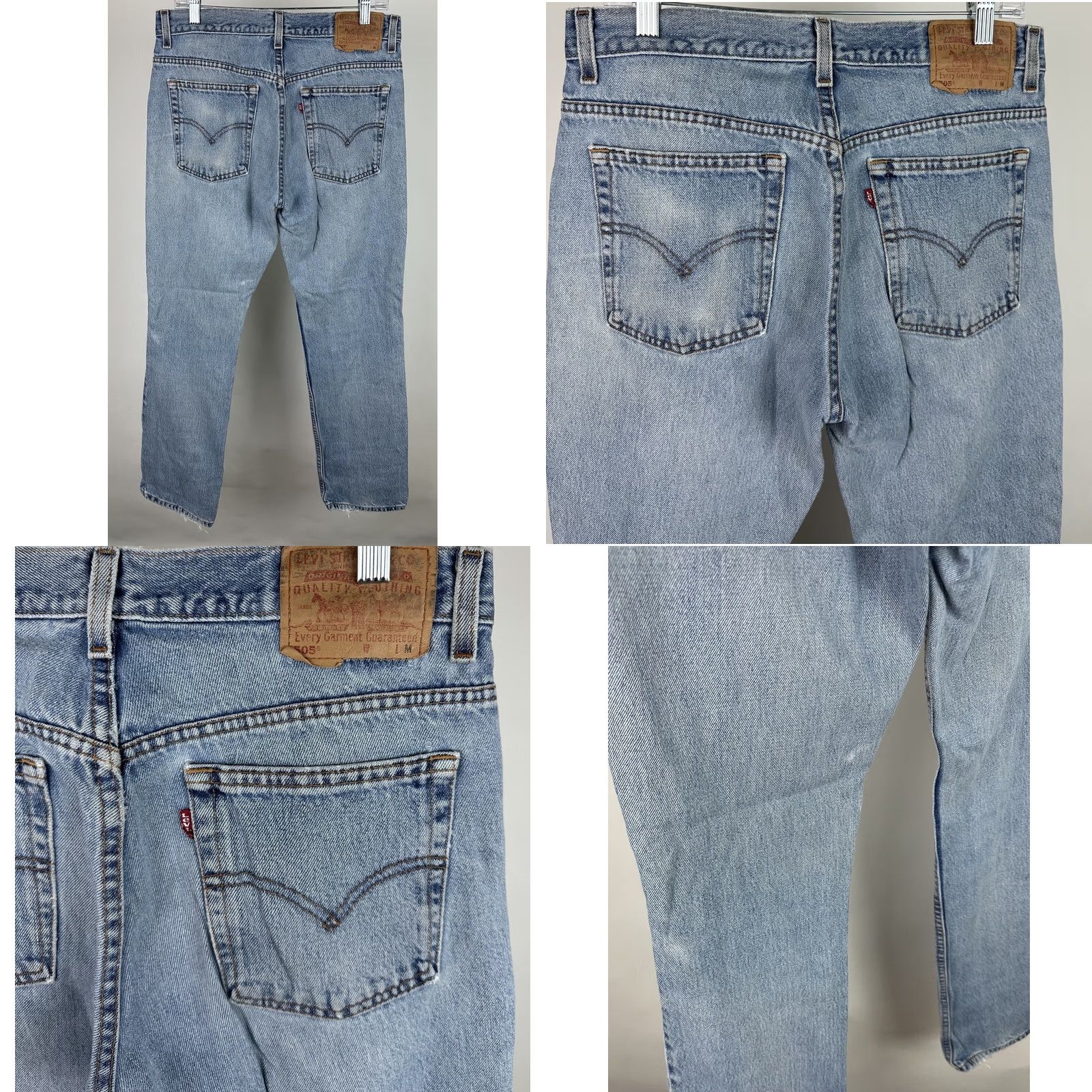 Levi's VINTAGE Levi's 505 Jeans Womens M Jeans Slim Mid Rise Blue 80s 90s Distressed Jeans Womens Mens? Size 32" / US 10 / IT 46 - 9 Thumbnail