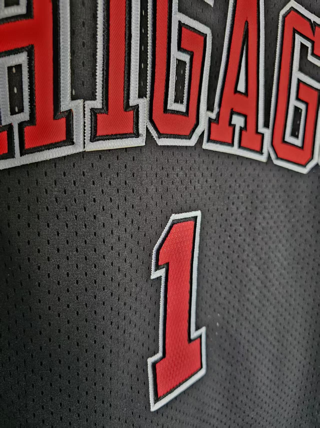 NBA Bulls 1 Derrick Rose Jersey XXL Black Size US XXL / EU 58 / 5 - 3 Thumbnail