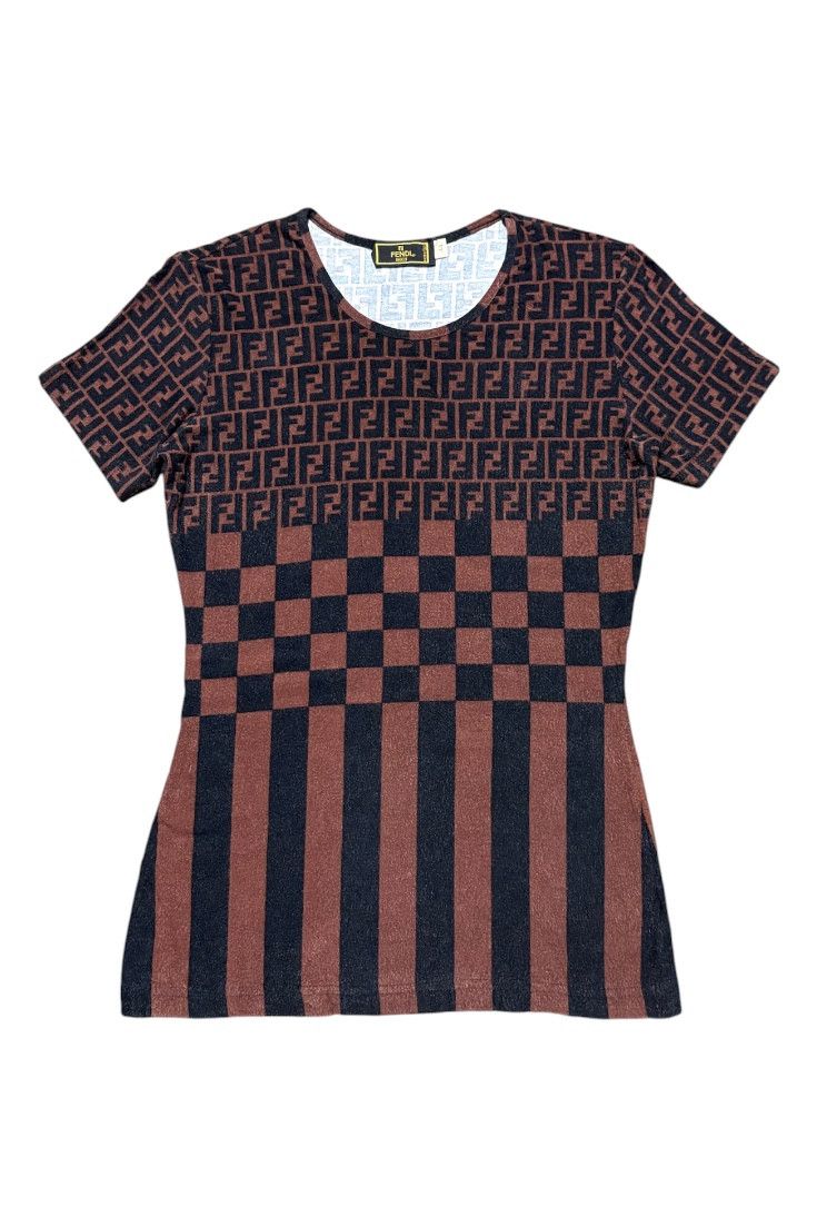 Fendi Fendi zucca monogram tshirt Size M / US 6-8 / IT 42-44 - 1 Thumbnail