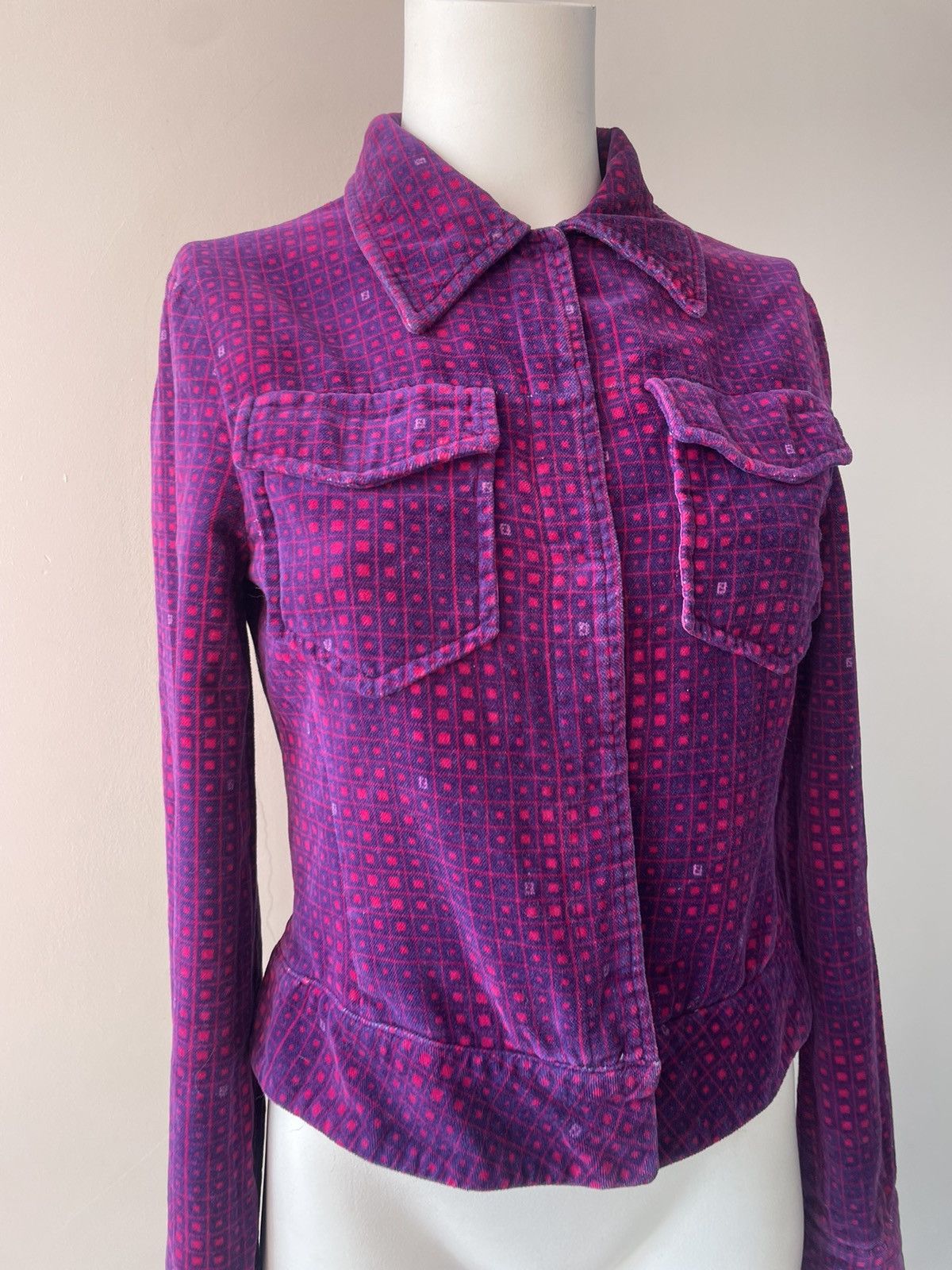 Fendi Vintage fendi monogram jacket Size S / US 4 / IT 40 - 11 Thumbnail
