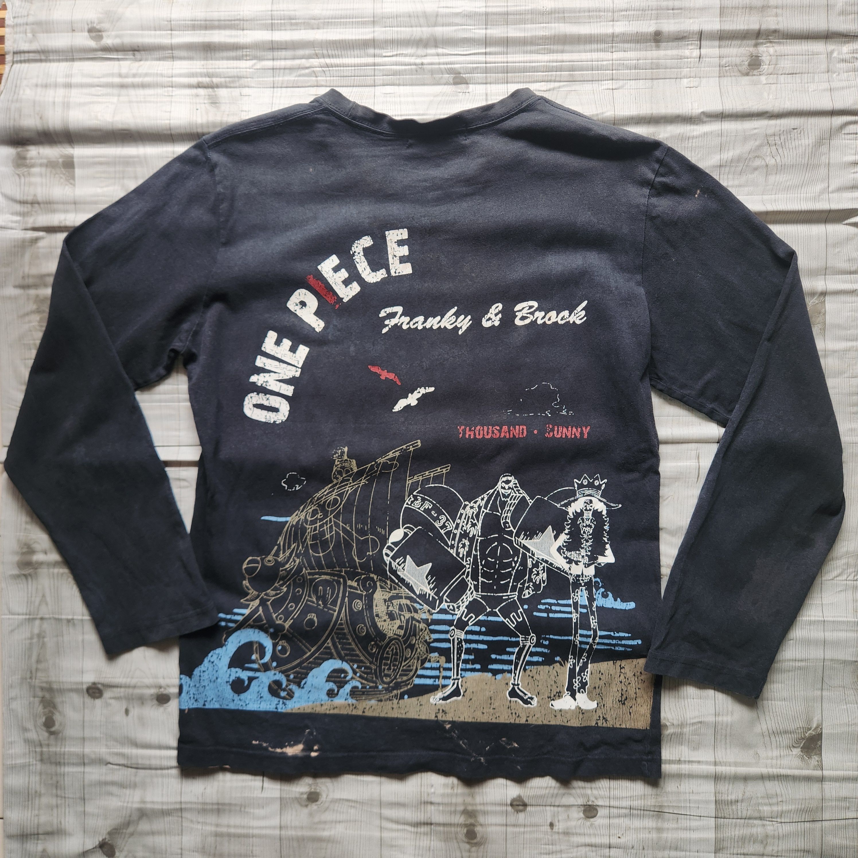 One Piece × Vintage Vintage Japan One Piece Anime Long Sleeves TShirt Size US M / EU 48-50 / 2 - 1 Thumbnail