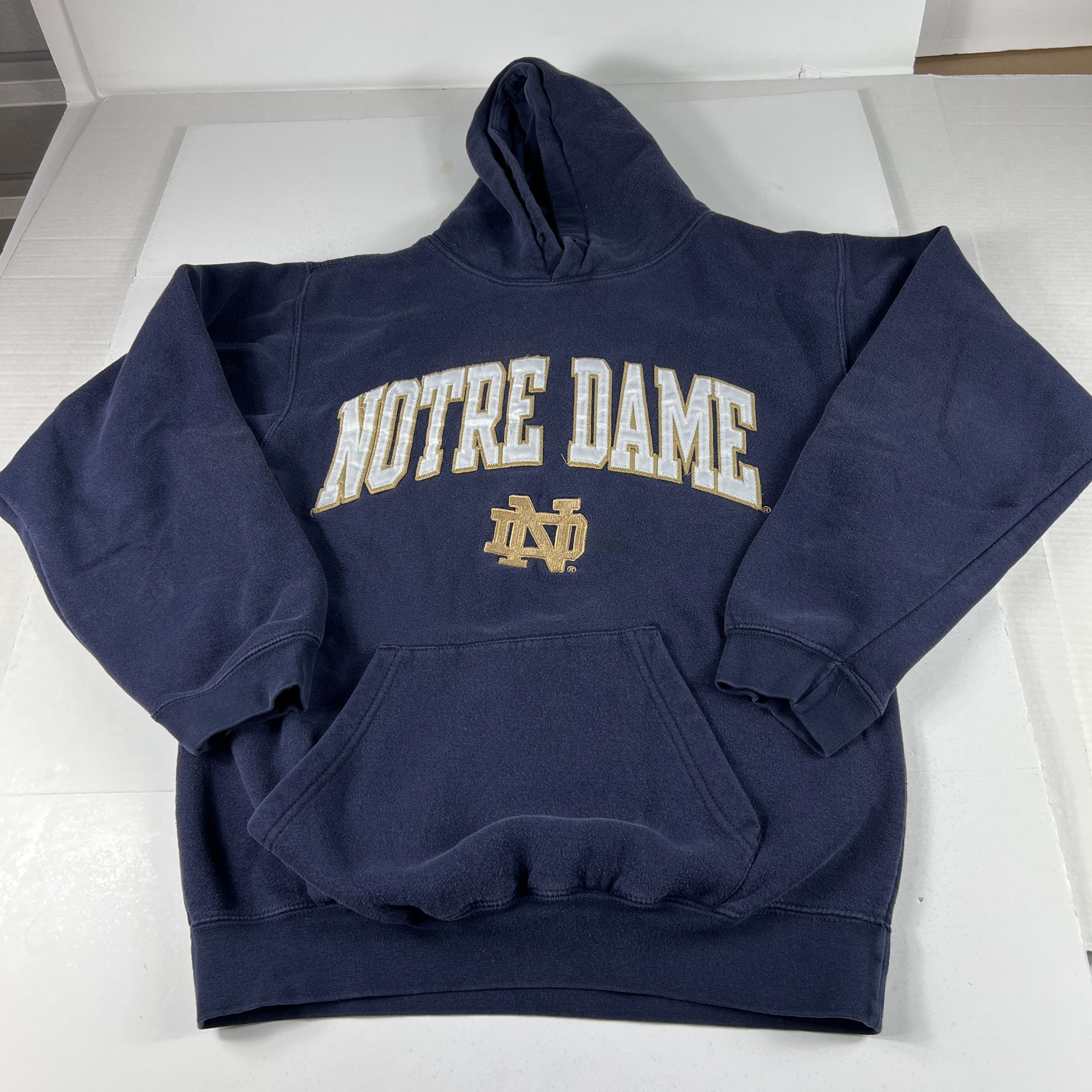 NCAA × Vintage Y2K Notre Dame Fighting Irish Sweatshirt Faded Logo Hoodie Size US S / EU 44-46 / 1 - 1 Thumbnail