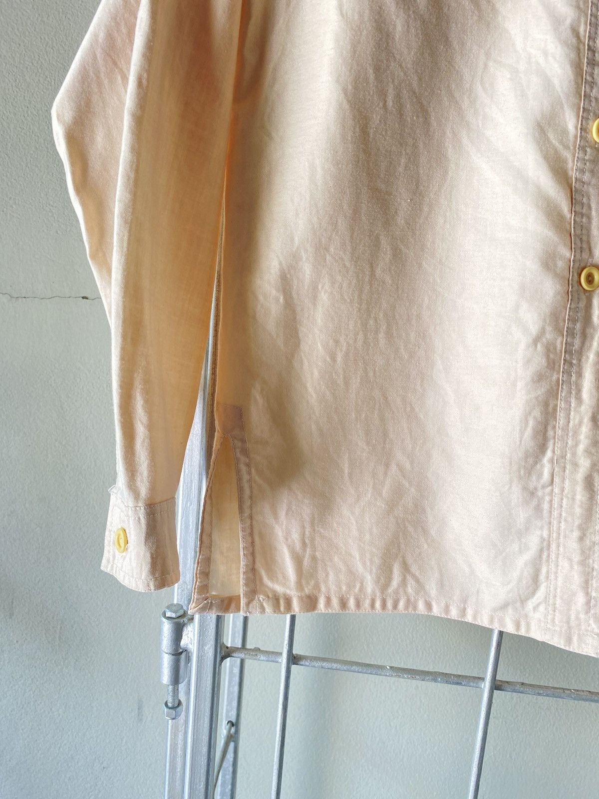 Kansai Yamamoto Yamamoto kansai Soft Beige Button-Up Shirt Size M / US 6-8 / IT 42-44 - 10 Thumbnail