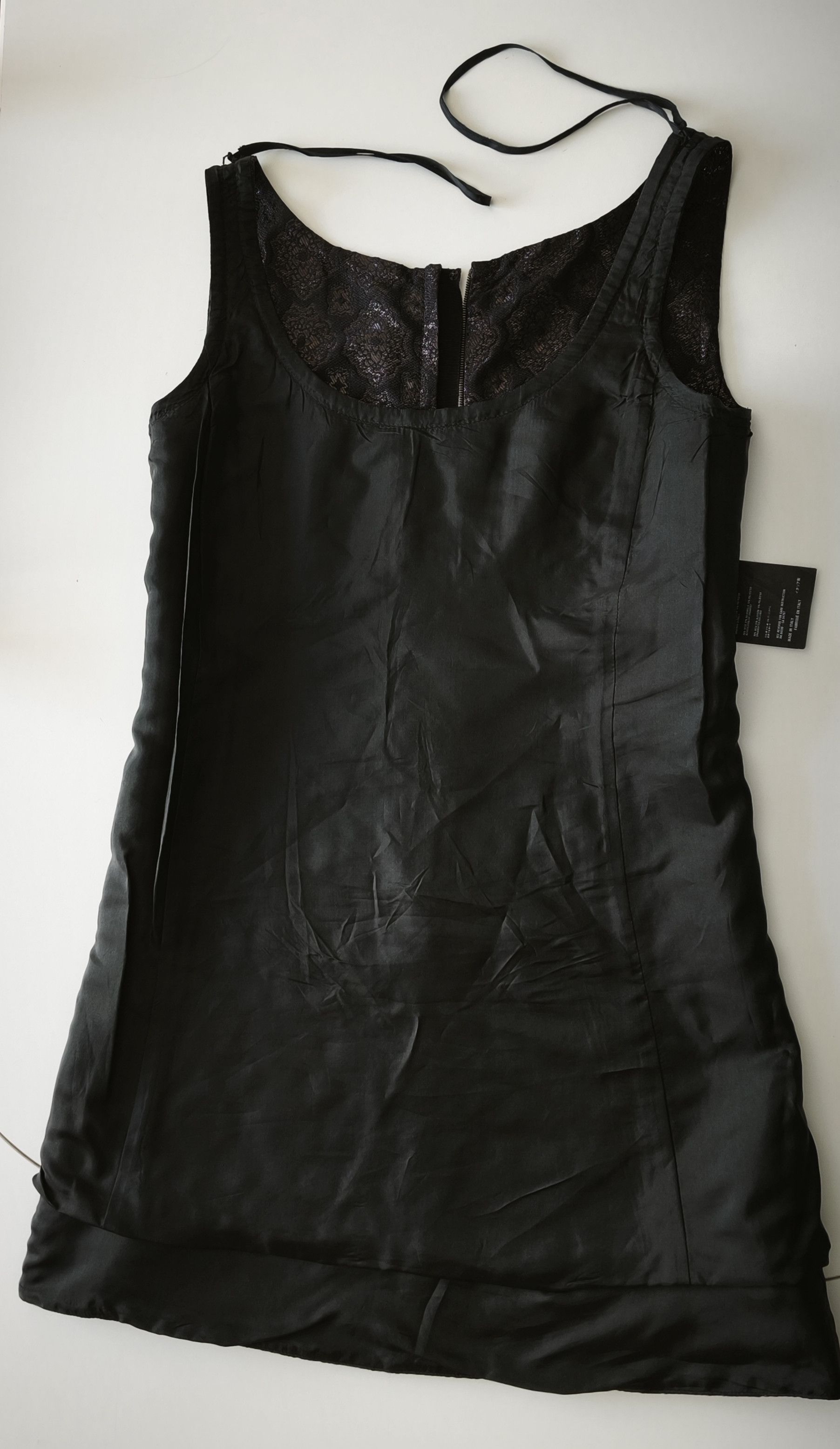 Prada Black brocade fabric silk mini dress Size XS / US 0-2 / IT 36-38 - 6 Thumbnail