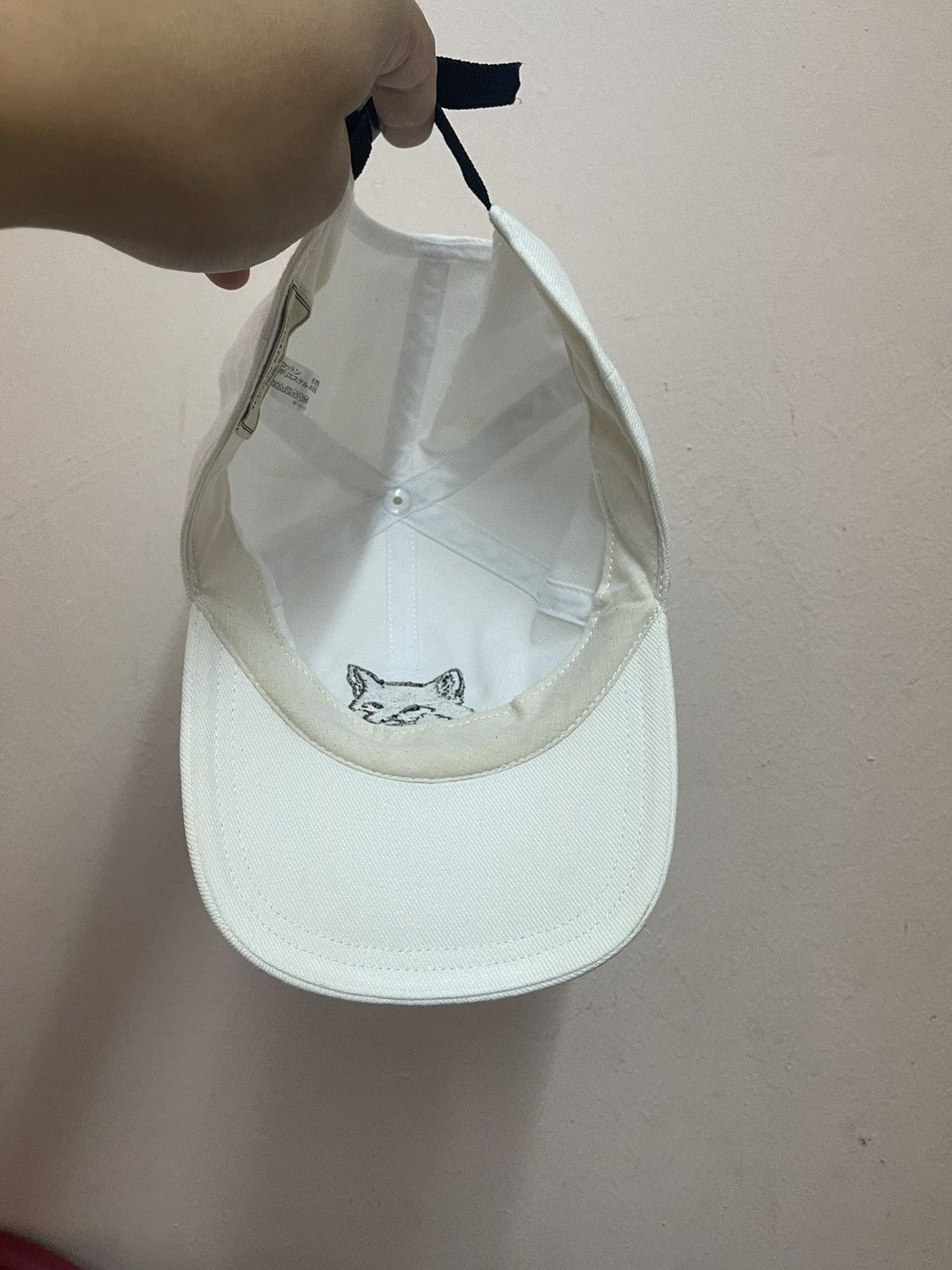 Designer × Maison Kitsune Maison Kitsune Large Fox Head Cap Size ONE SIZE - 7 Thumbnail