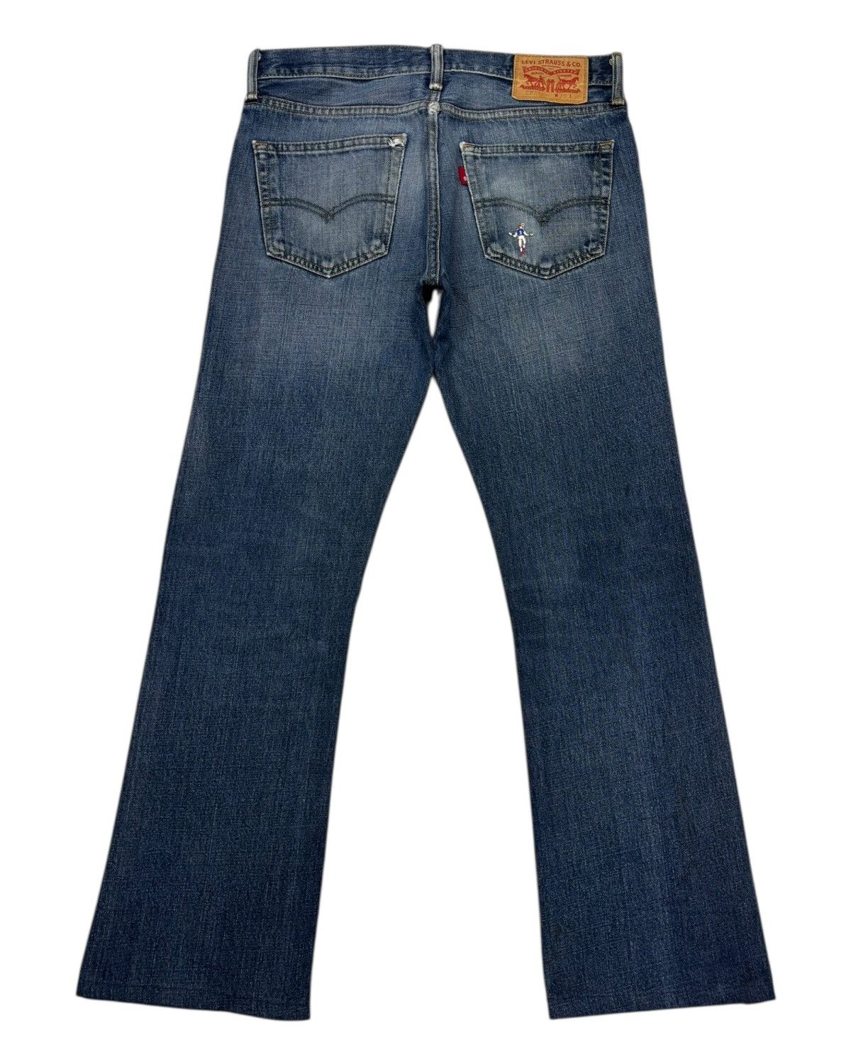 Levi's LEVIS 527 PATCHES DISTRESSED DENIM JEANS Size US 31 - 2 Thumbnail