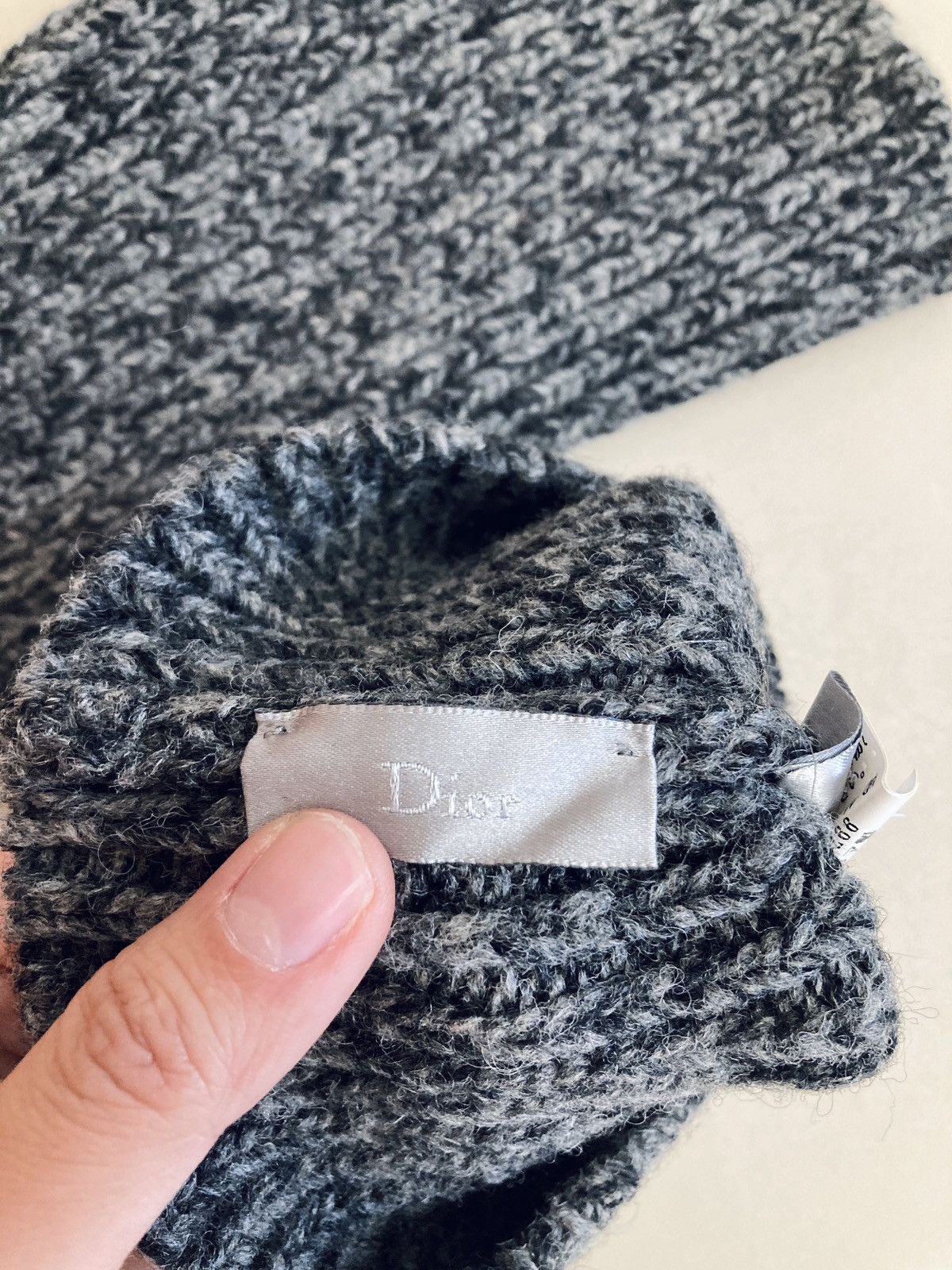 Dior DIOR HOMME BY HEDI SLIMANE 04AW/FW WOOL NINJA ARM WARMERS Size ONE SIZE - 7 Thumbnail