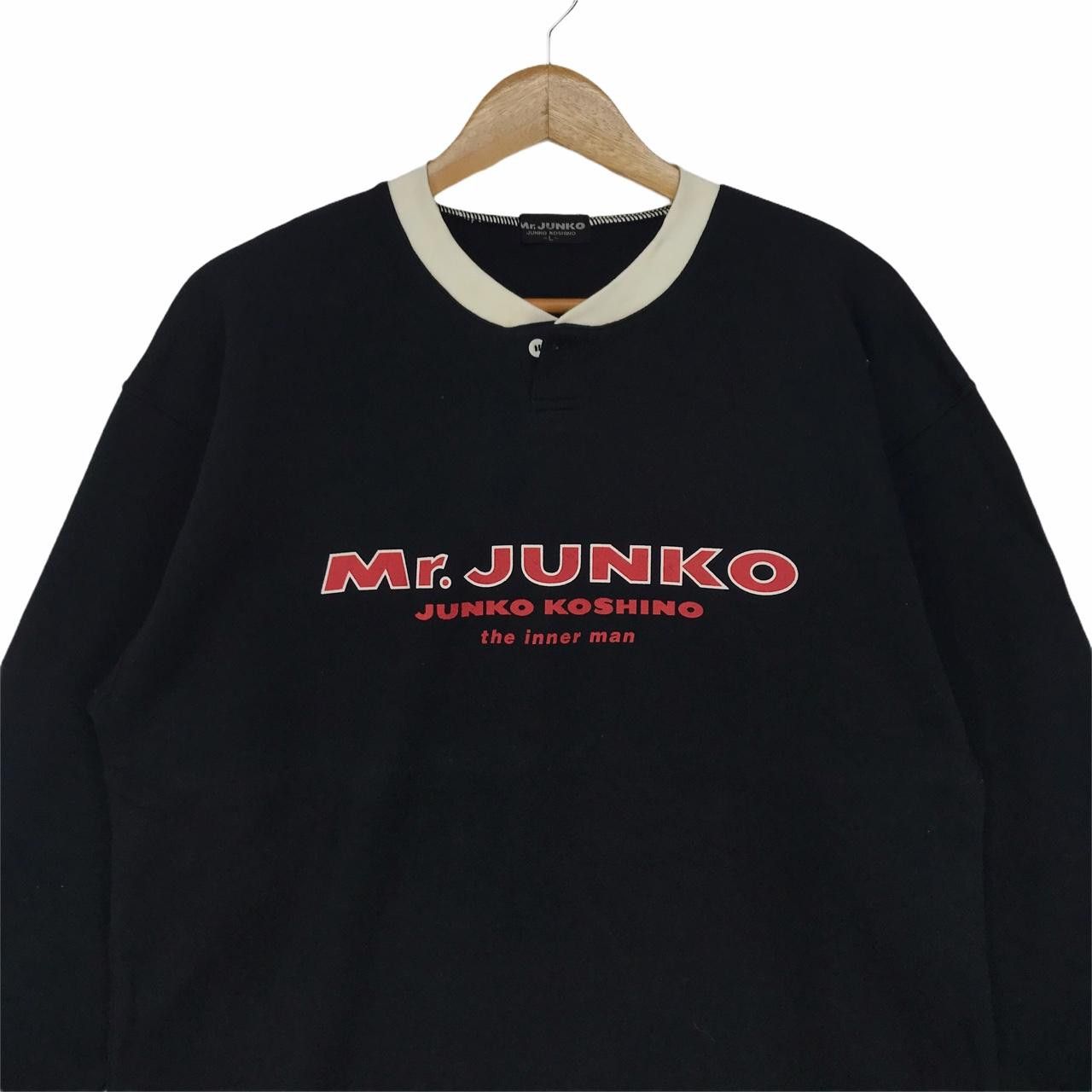 Mr. Junko Vtg Mr. JUNKO Junko Koshino Sweatshirt Spell Out Size US L / EU 52-54 / 3 - 2 Thumbnail