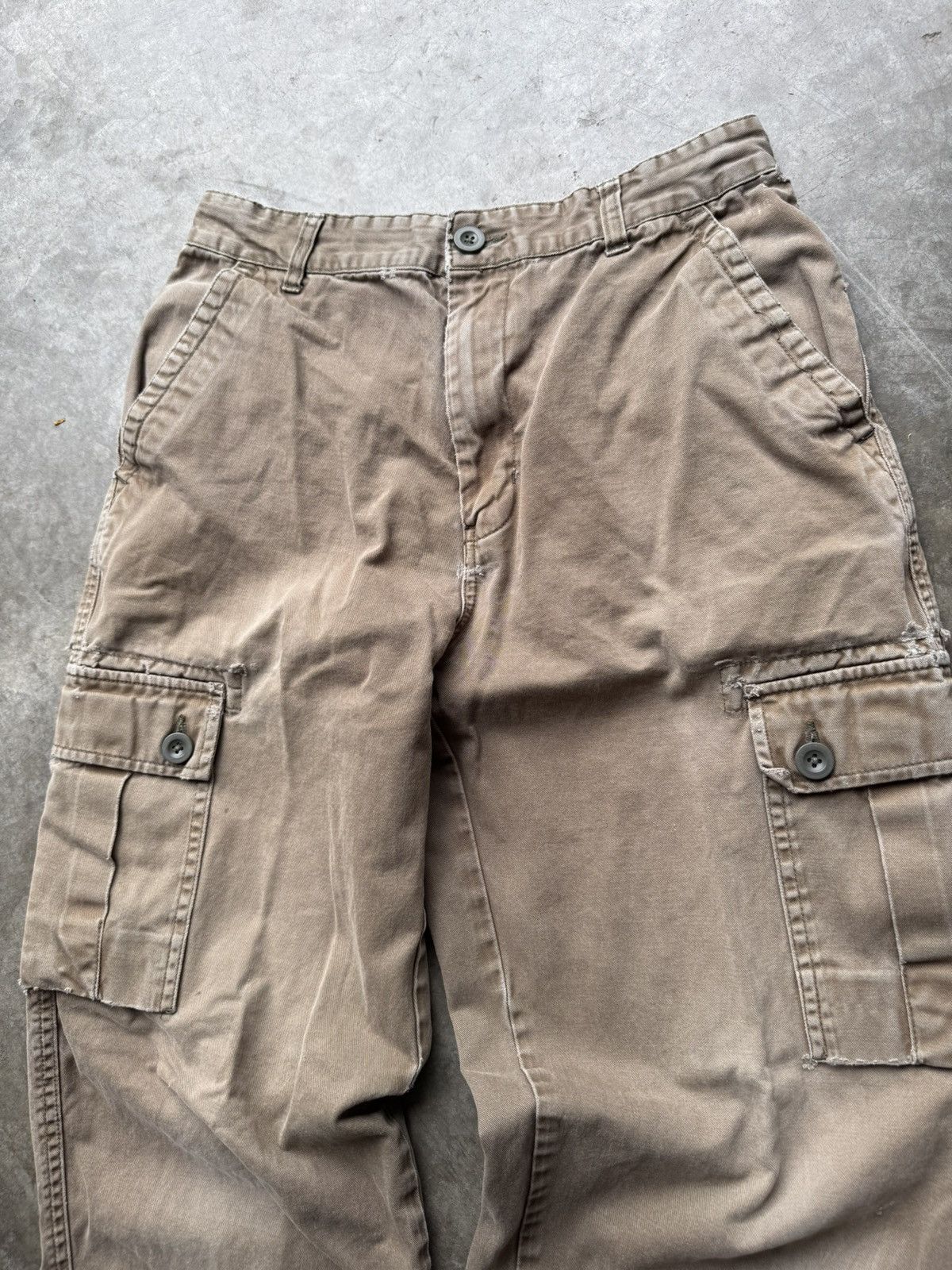 Arizona Jean Co. × Vintage Vintage 90’s/00’s Arizona Jean Co. Faded Brown Cargo Pants Size US 30 / EU 46 - 5 Thumbnail
