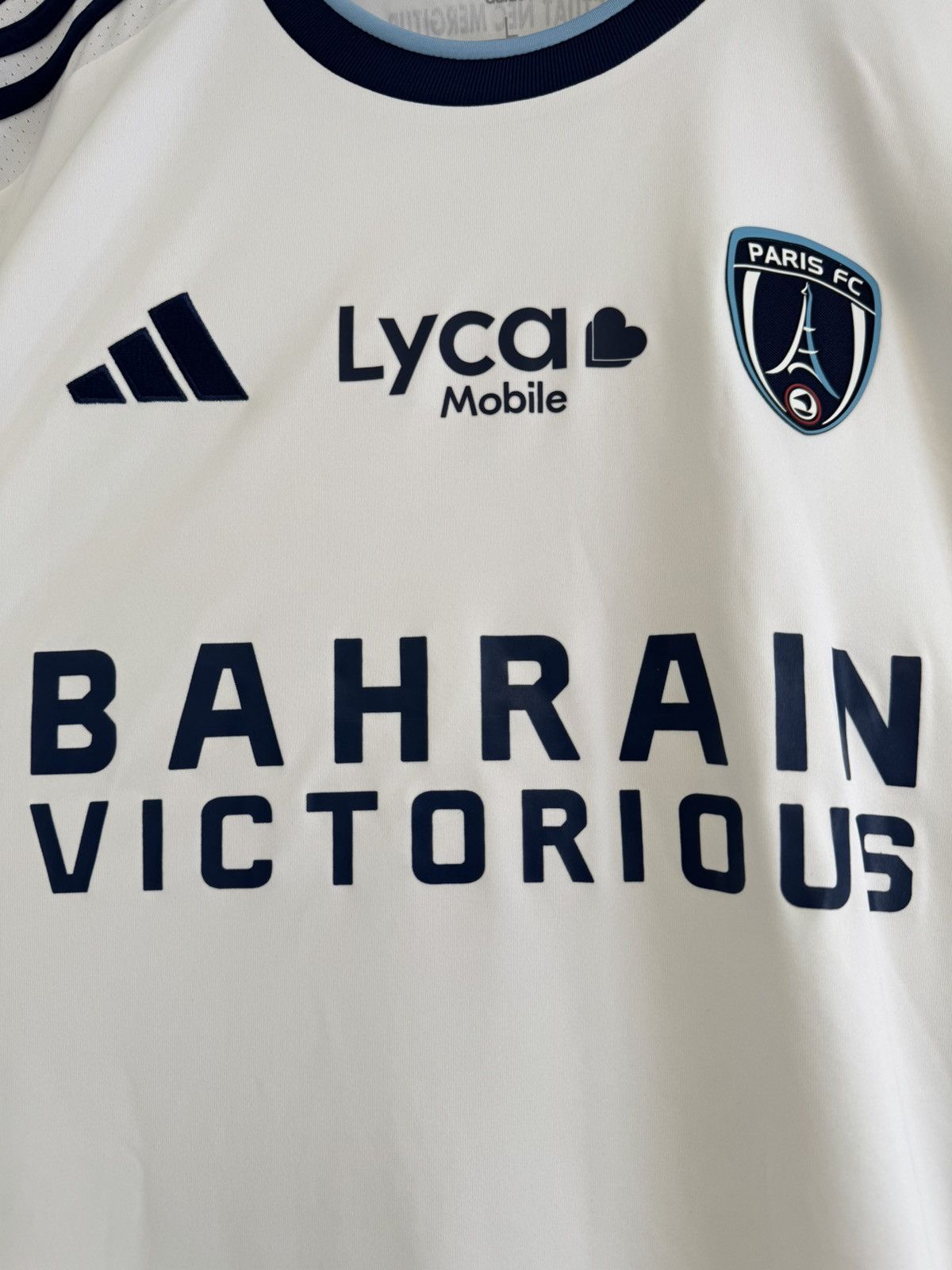 Adidas Krasso #11 Paris FC 2024-2025 Away Soccer Jersey Shirt Kit Size US L / EU 52-54 / 3 - 8 Thumbnail
